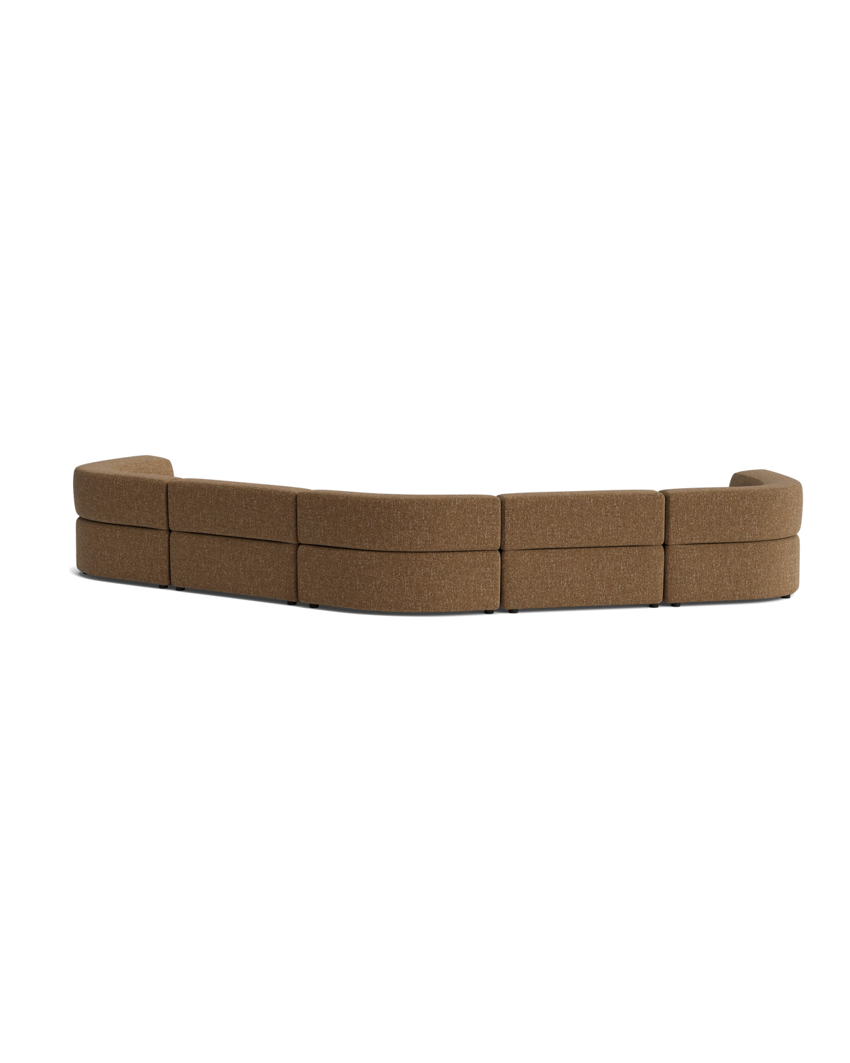 Stretch Large Closed Angle Sofa - Fleck Ginger