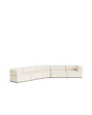 Stretch Large Closed Angle Sofa - Fossil Vanilla