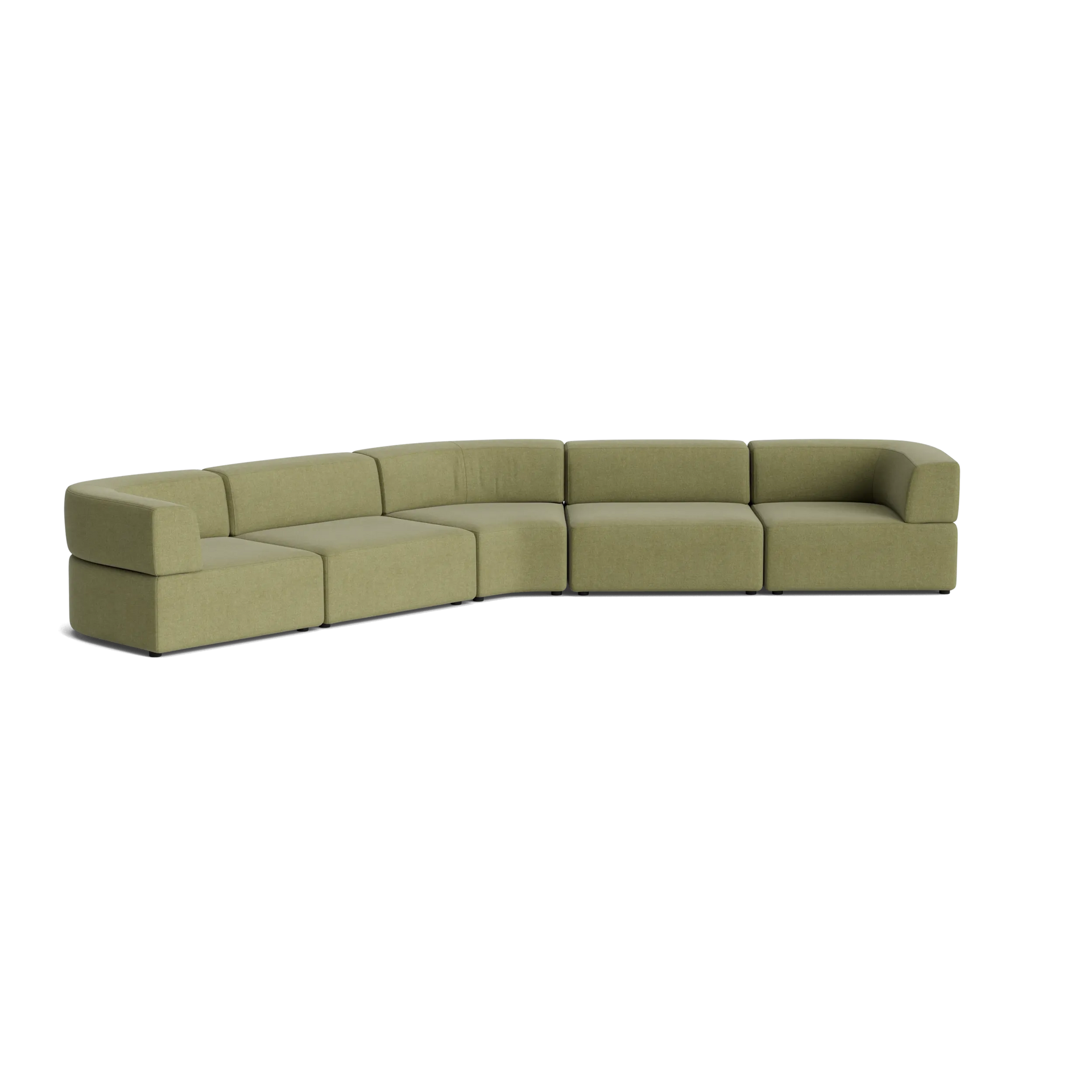 Stretch Large Closed Angle Sofa - Fossil Eucalyptus