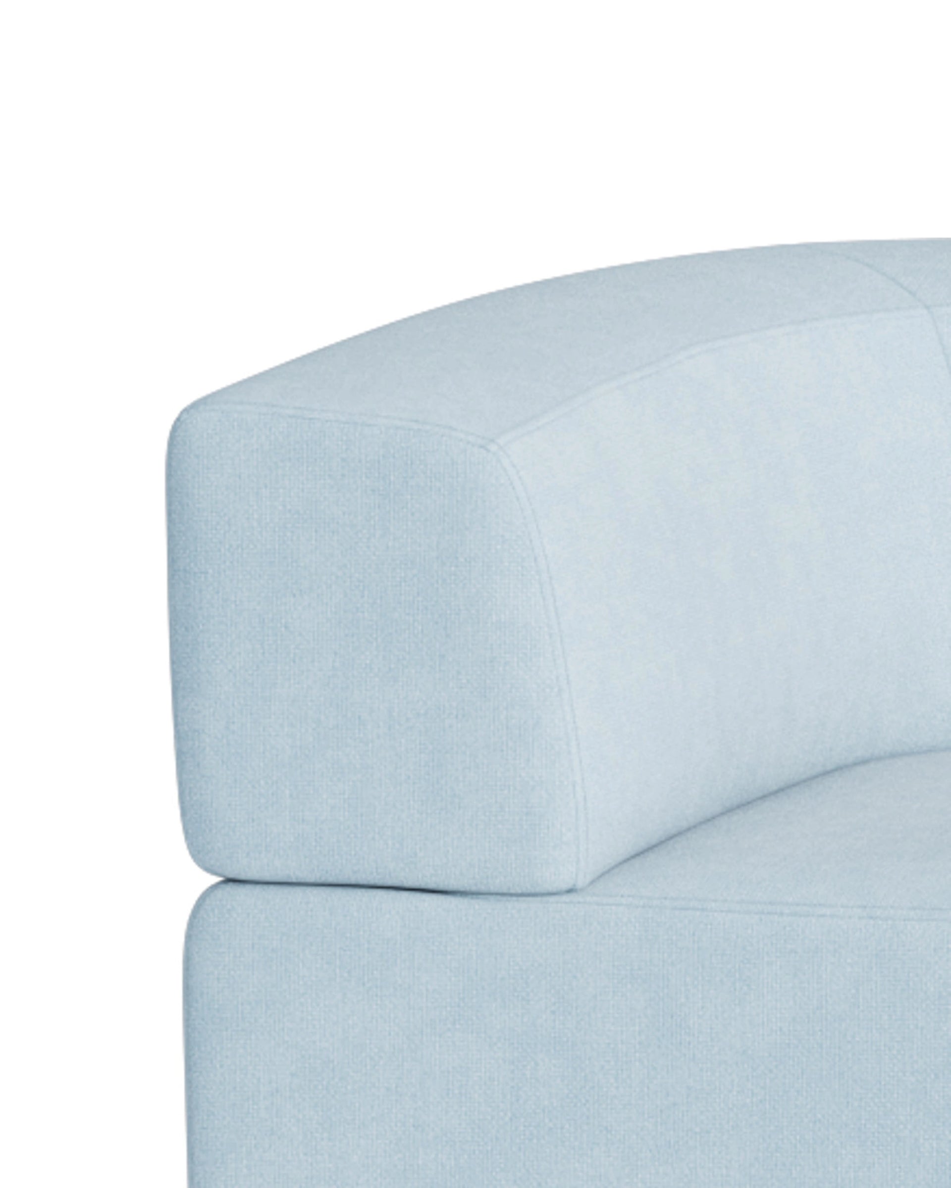 Stretch Large Closed Angle Sofa - Fossil Powder Blue