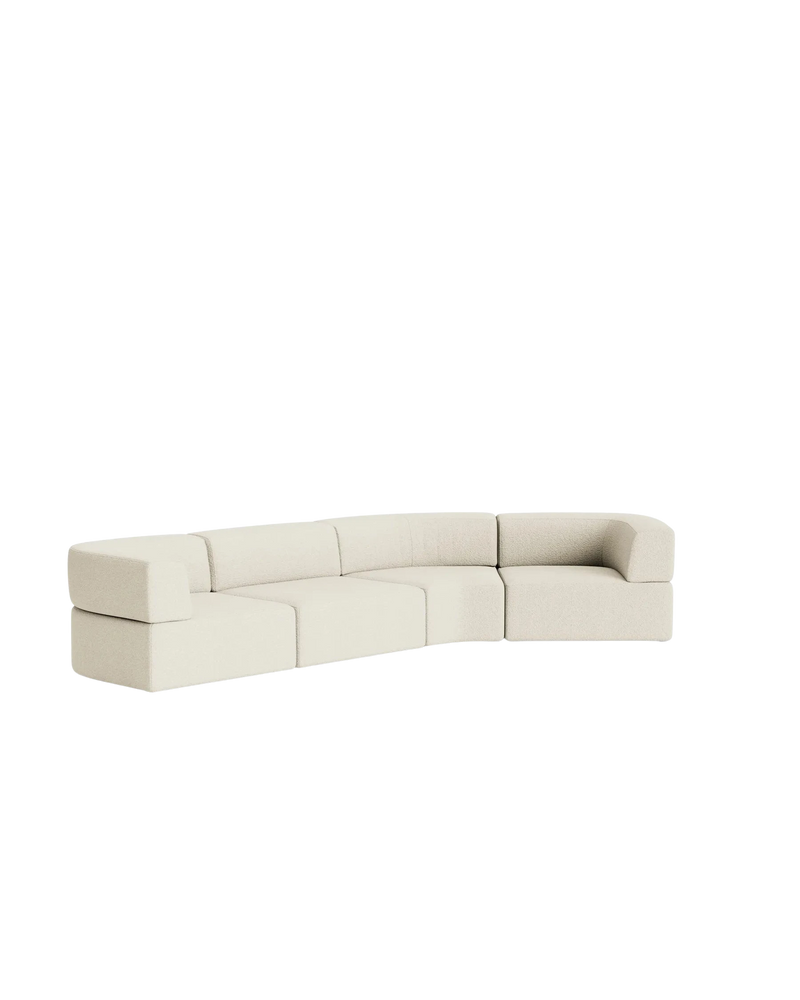 Stretch Closed Angle Sofa - Copenhagen Grey