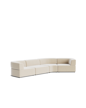 Stretch Closed Angle Sofa - Eden Ecru
