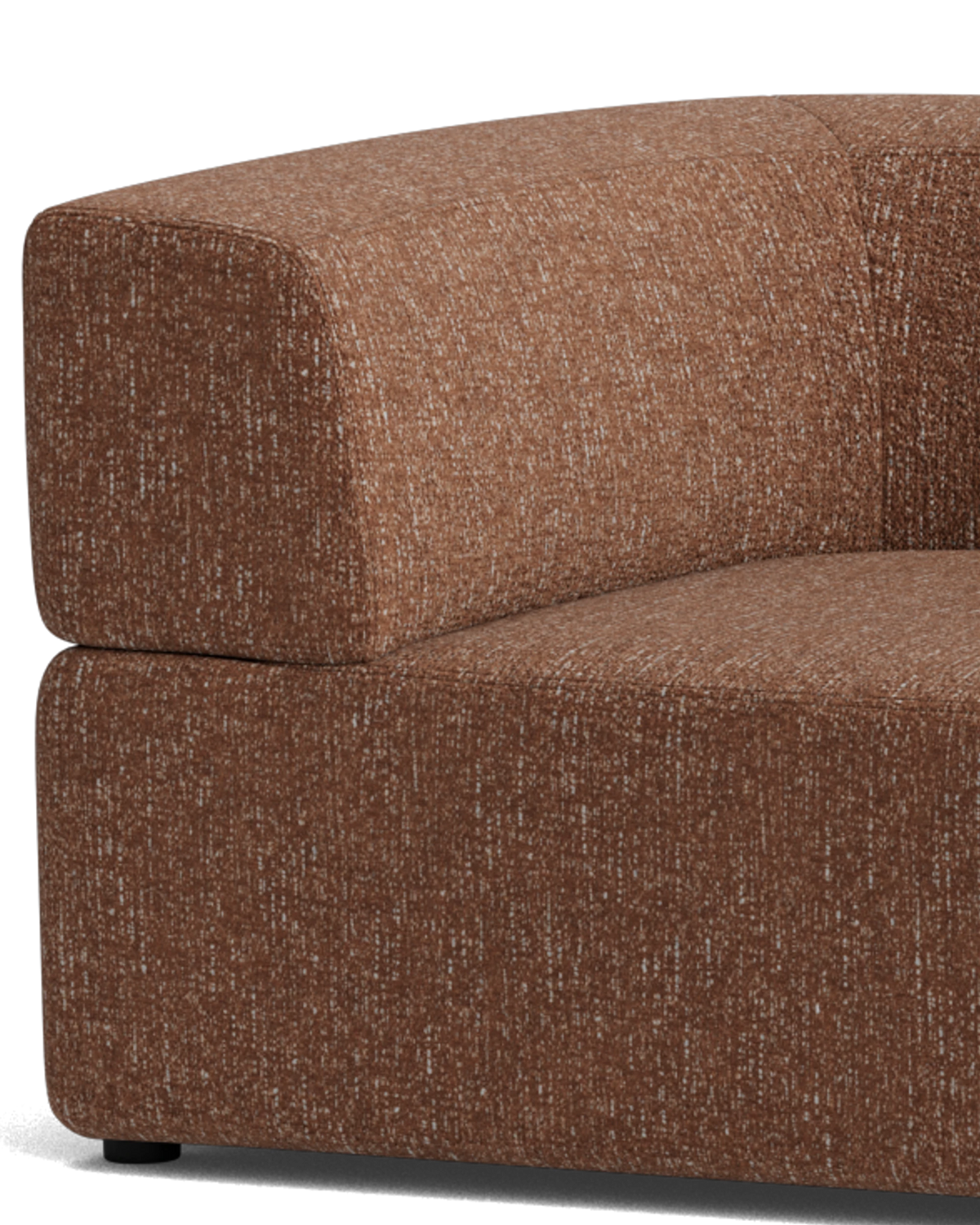 Stretch Closed Angle Sofa - Fleck Rust