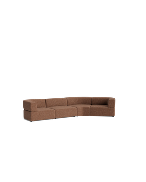 Stretch Closed Angle Sofa - Fleck Rust