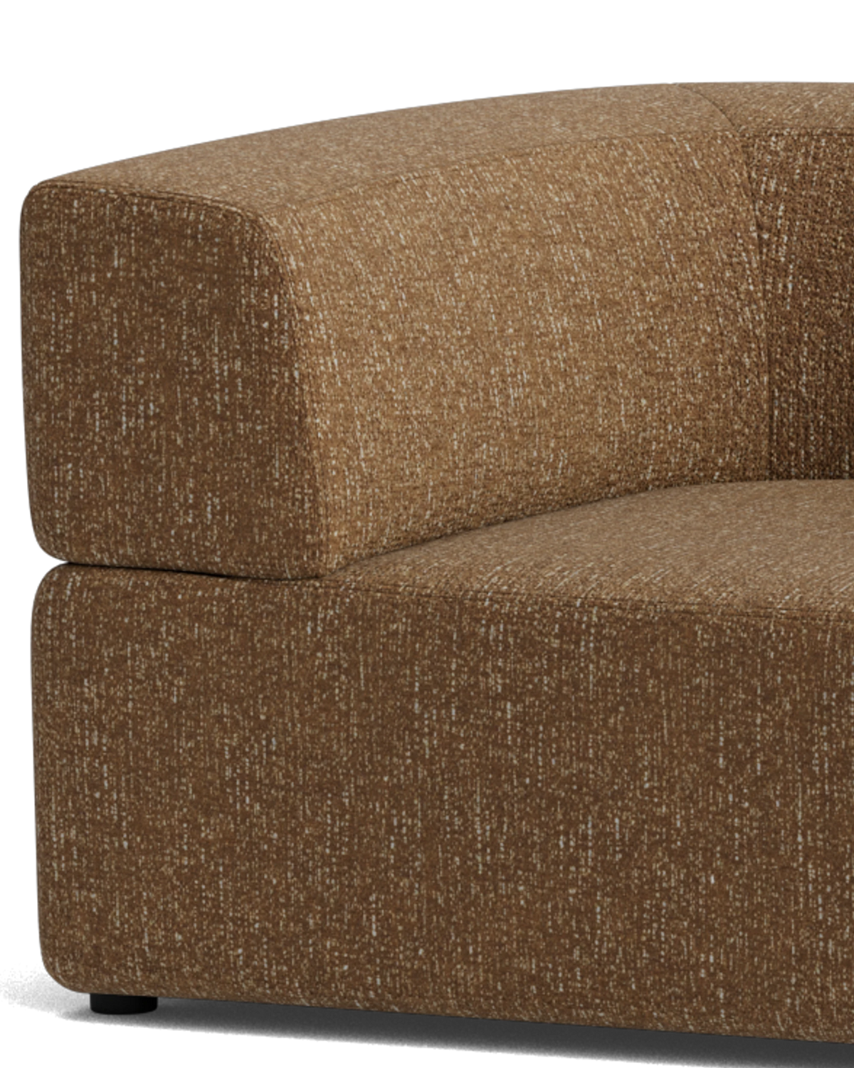 Stretch Closed Angle Sofa - Fleck Ginger