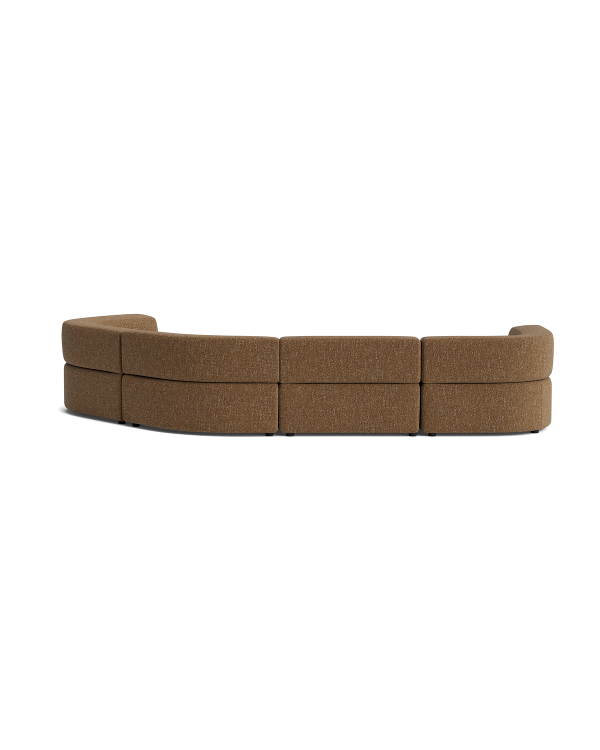 Stretch Closed Angle Sofa - Fleck Ginger