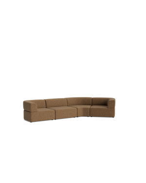 Stretch Closed Angle Sofa - Fleck Ginger