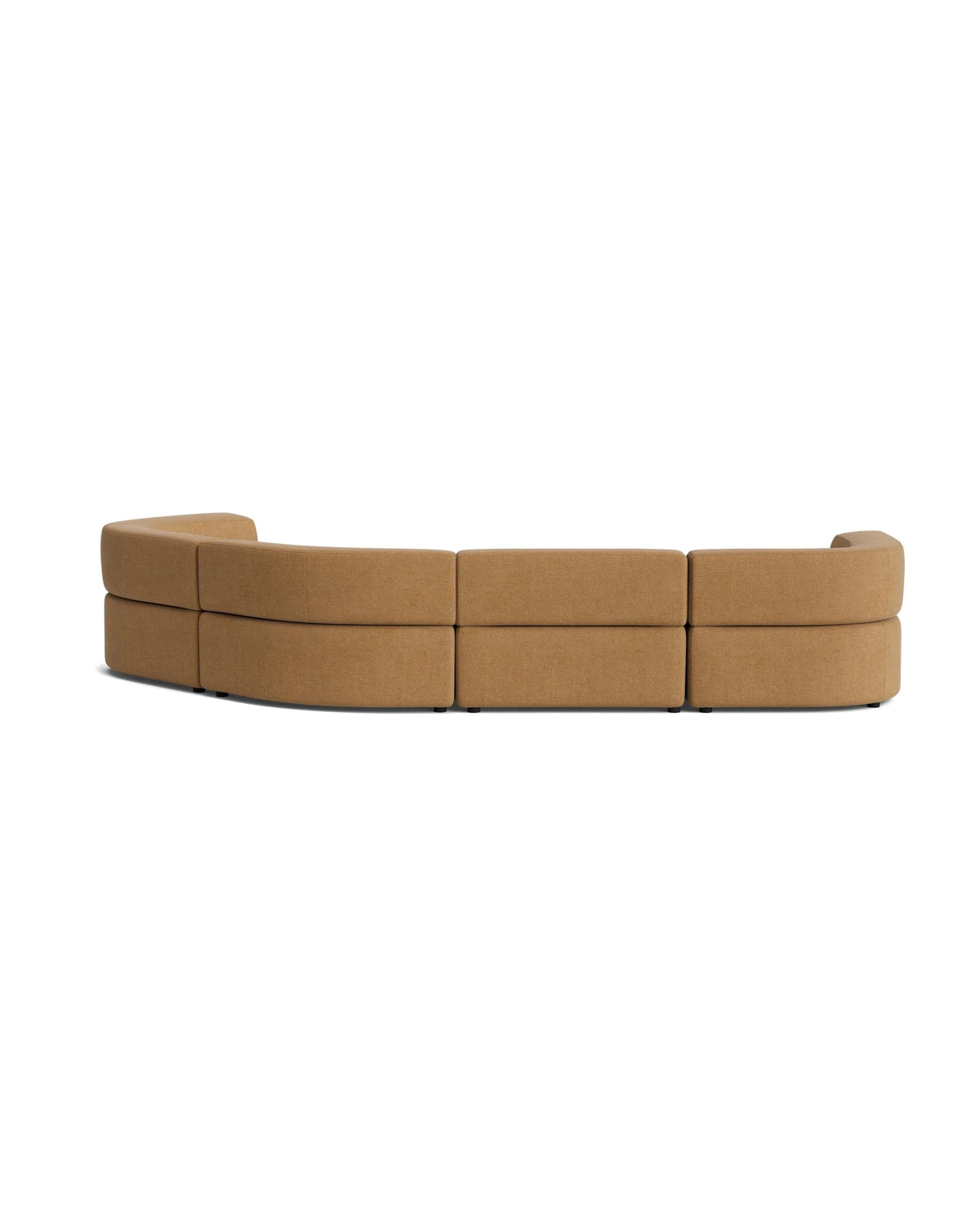 Stretch Closed Angle Sofa - Fossil Fawn