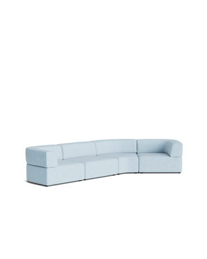 Stretch Closed Angle Sofa - Fossil Powder Blue