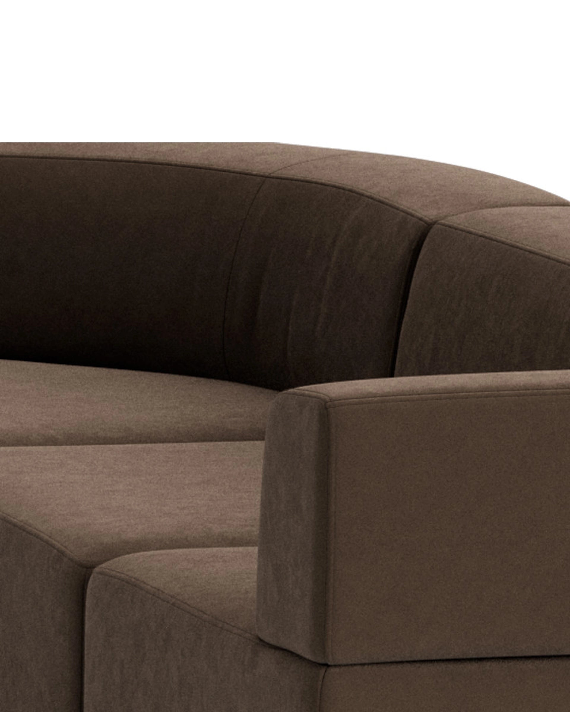 Stretch Large Angled Corner Sofa - Eden Java