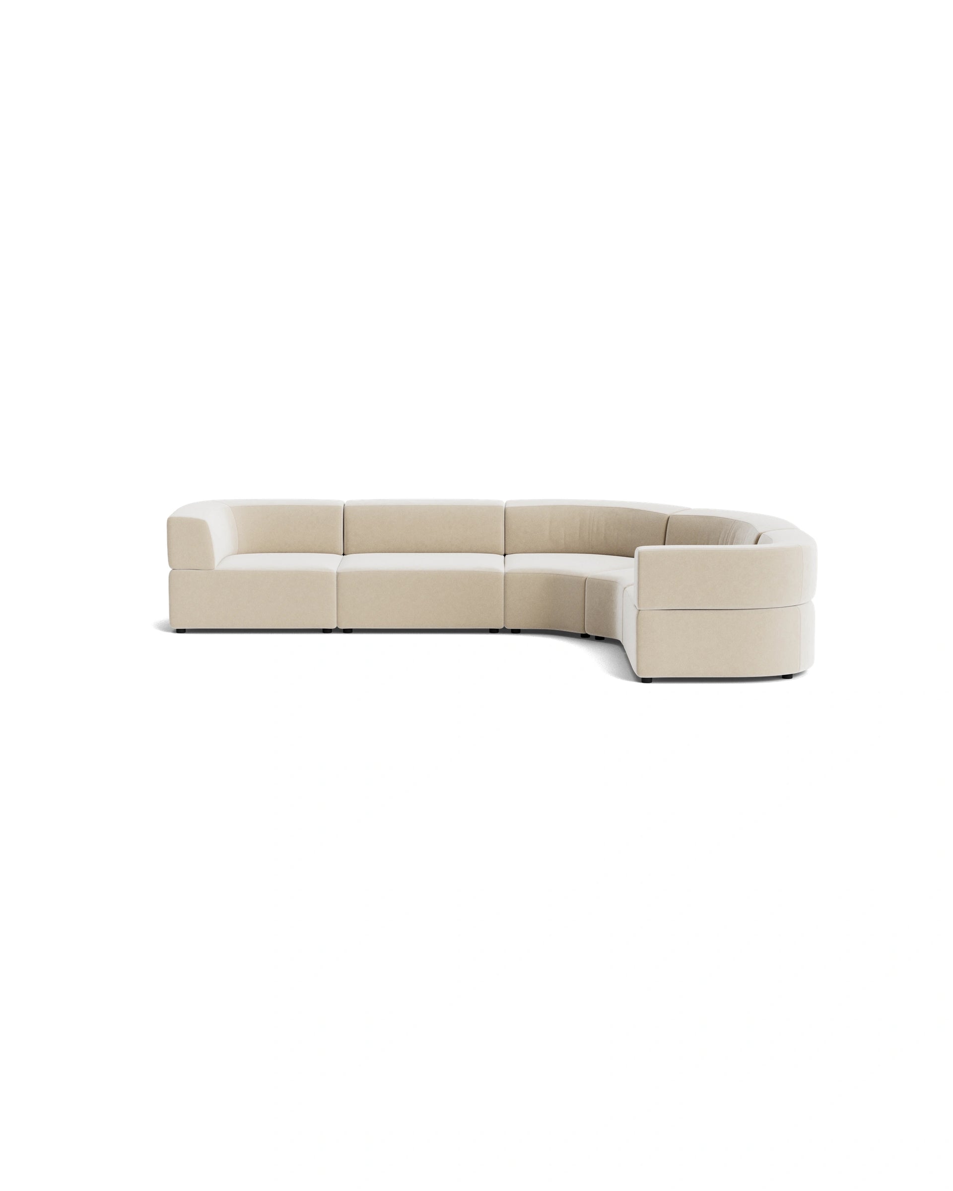 Stretch Angled Corner Sofa - Eden Ecru