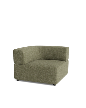 Stretch Corner Module - Fleck Olive
