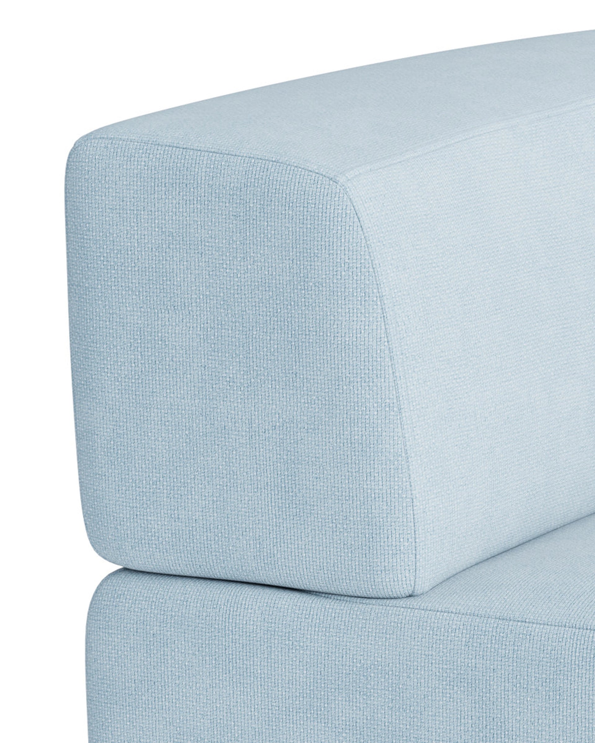 Stretch Corner Module - Fossil Powder Blue