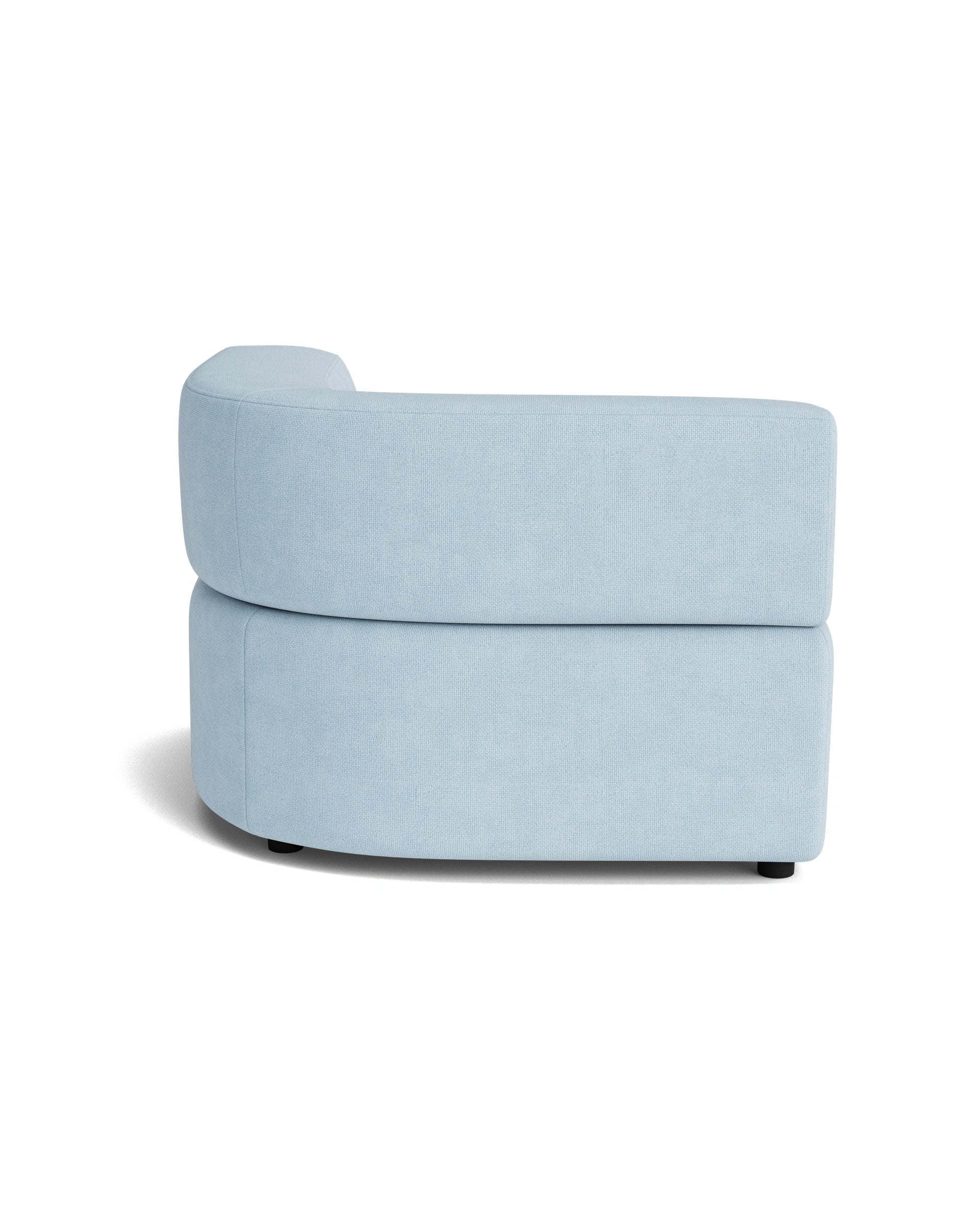 Stretch Corner Module - Fossil Powder Blue