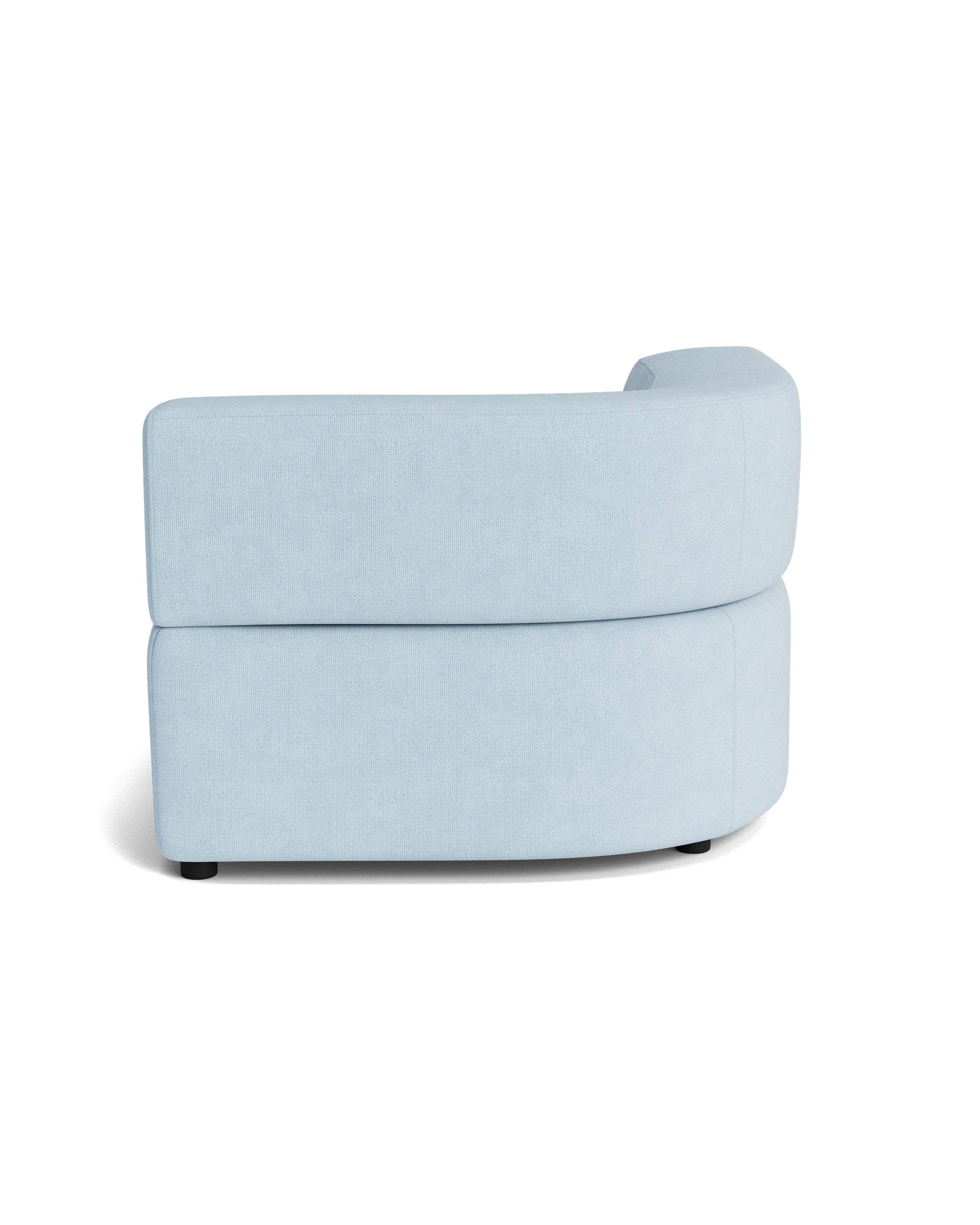 Stretch Corner Module - Fossil Powder Blue