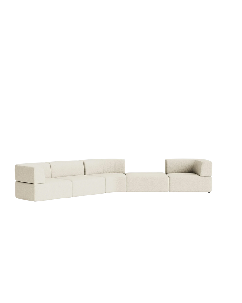 Stretch Large Angled Gap Sofa - Copenhagen Grey