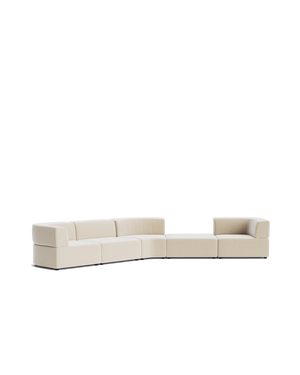 Stretch Large Angled Gap Sofa - Eden Ecru