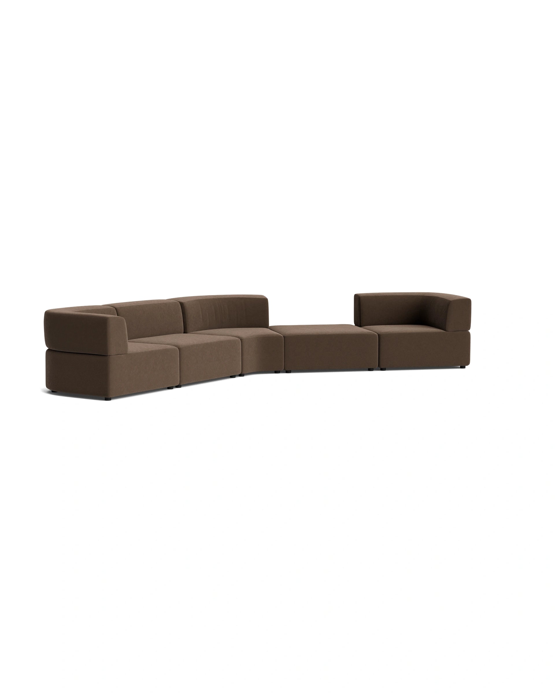 Stretch Large Angled Gap Sofa - Eden Java