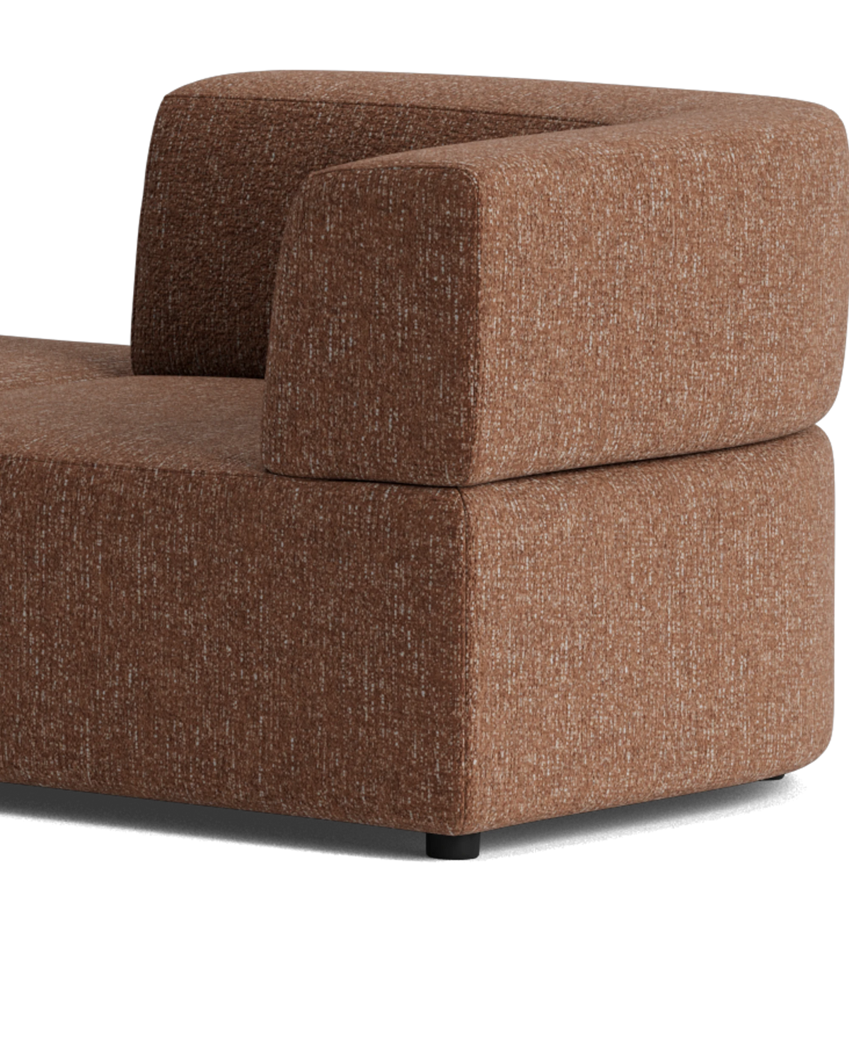 Stretch Large Angled Gap Sofa - Fleck Rust