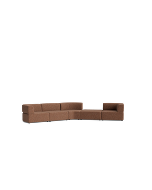 Stretch Large Angled Gap Sofa - Fleck Rust