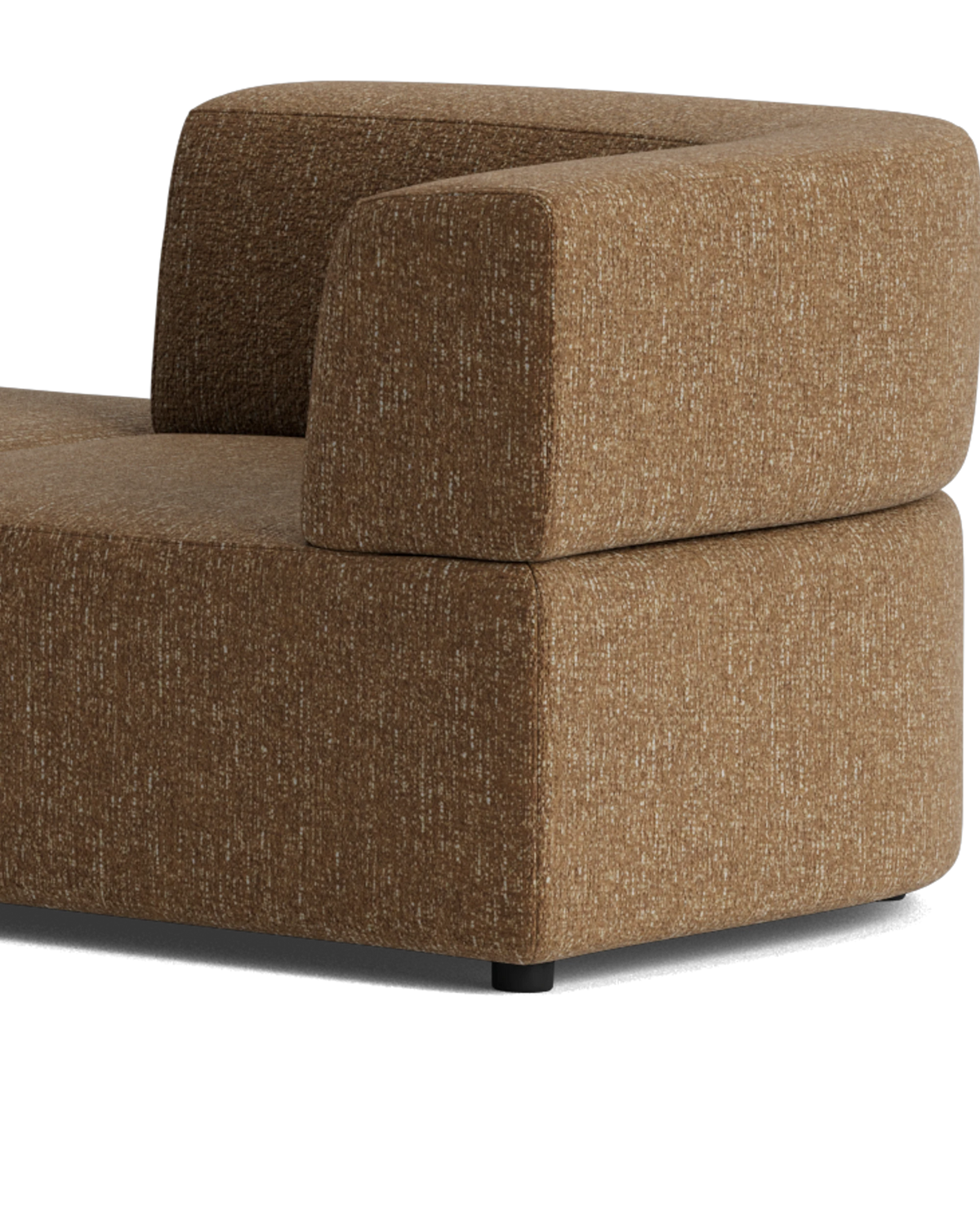 Stretch Large Angled Gap Sofa - Fleck Ginger