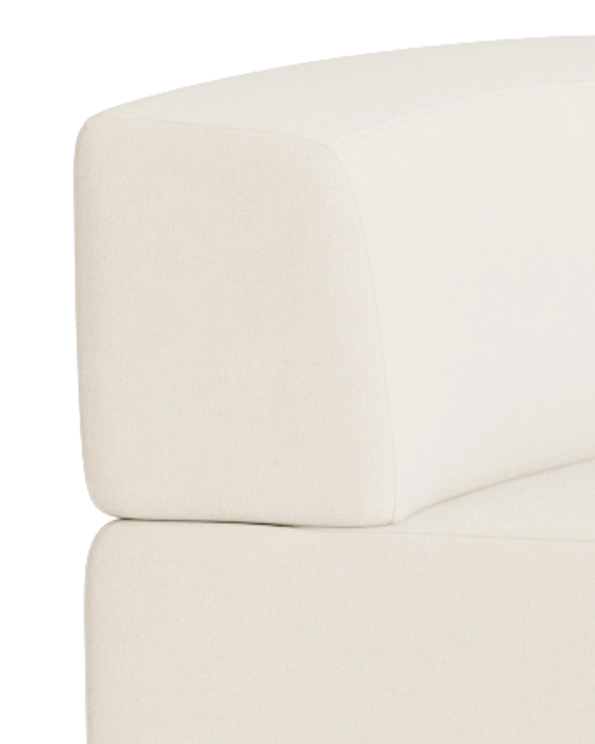 Stretch Large Angled Gap Sofa - Fossil Vanilla