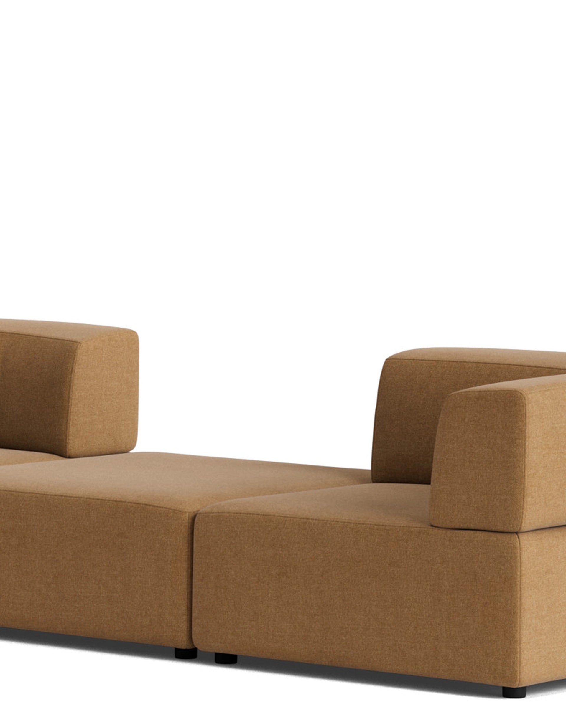 Stretch Large Angled Gap Sofa - Fossil Fawn