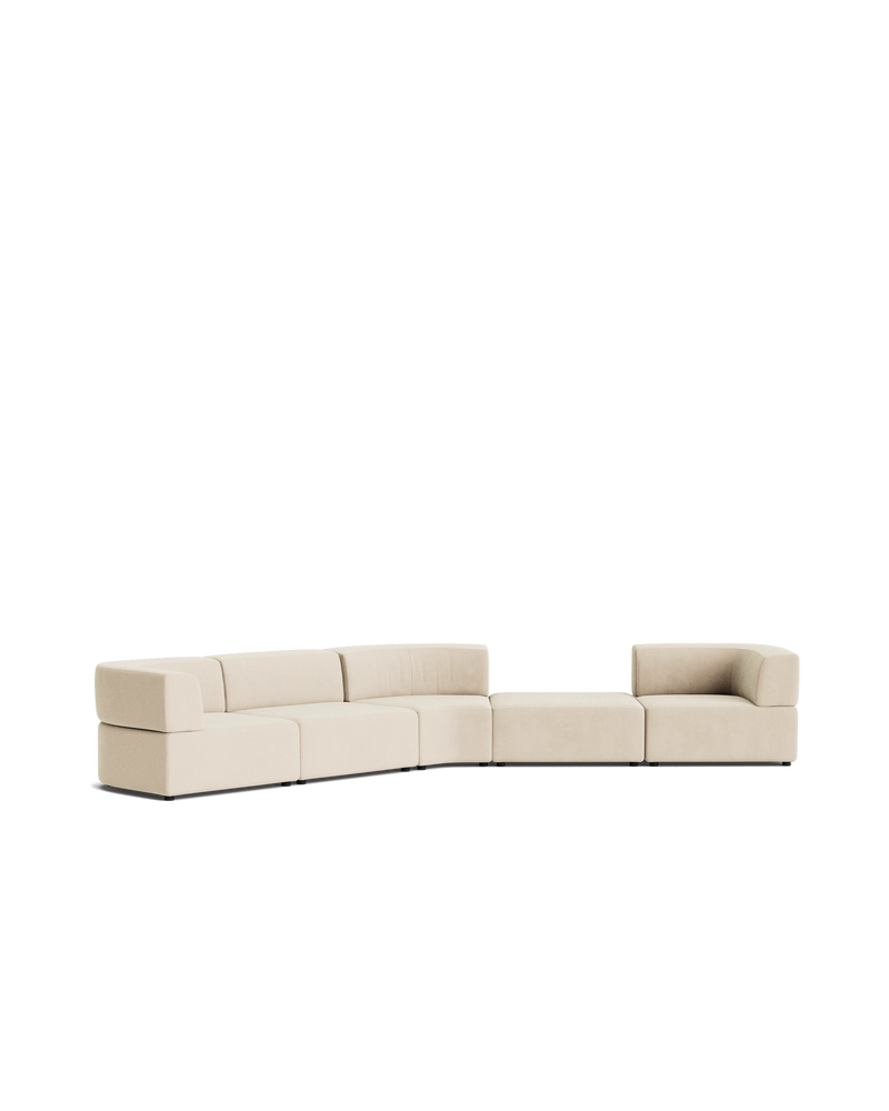 Stretch Large Angled Gap Sofa - Corduroy Mist