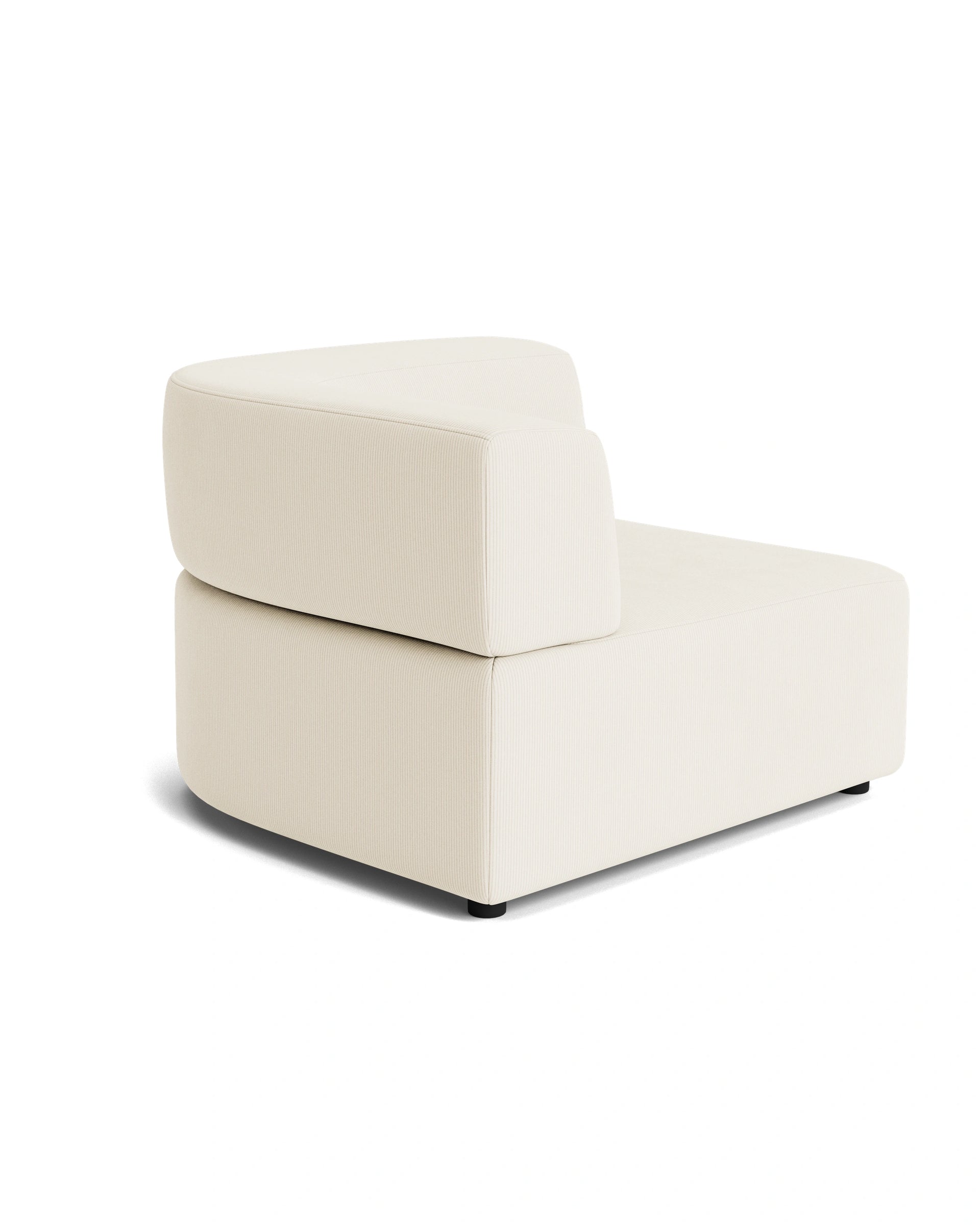 Stretch Corner Module - Corduroy Off White