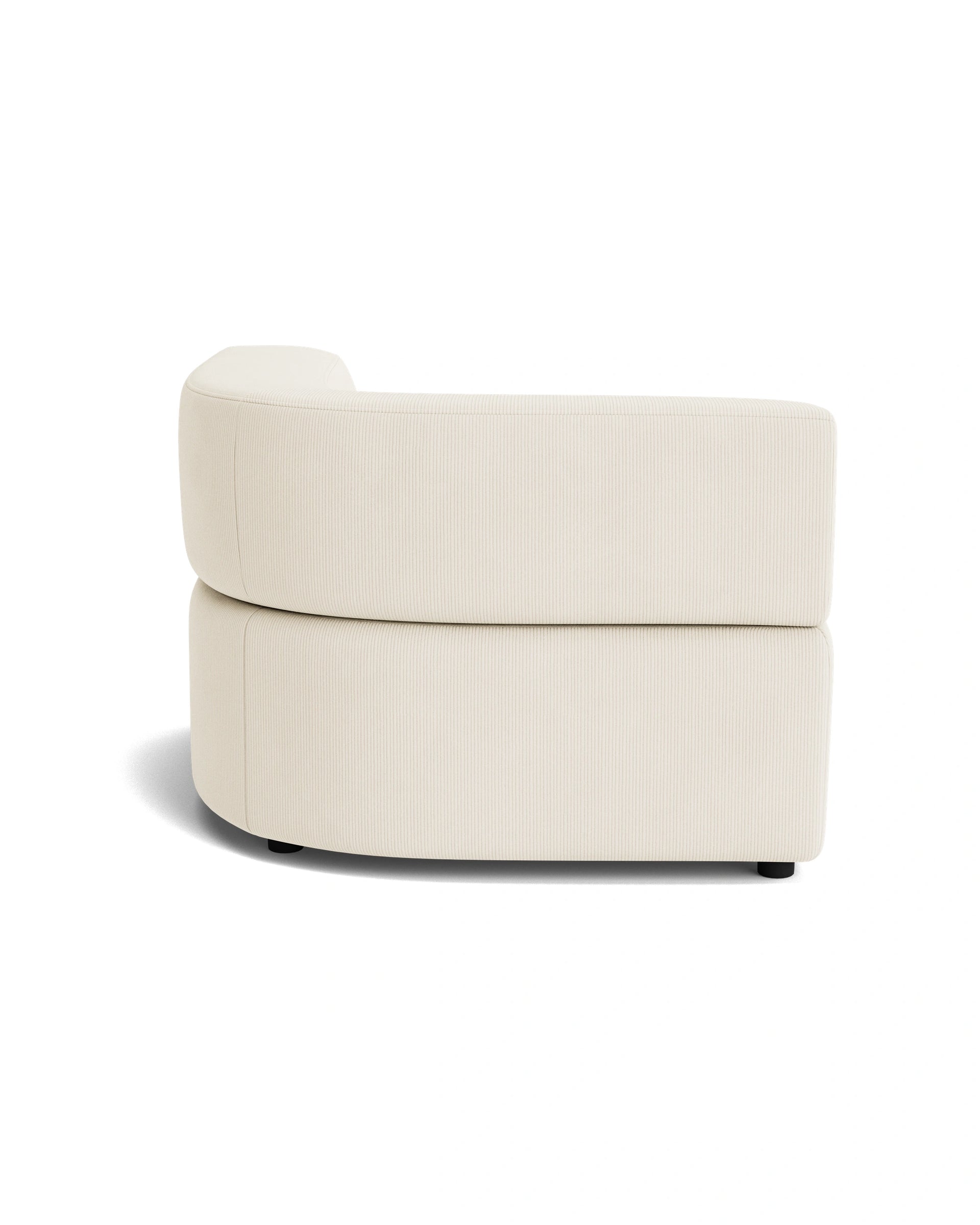 Stretch Corner Module - Corduroy Off White
