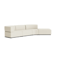 Stretch Open Angled Sofa - Copenhagen Grey