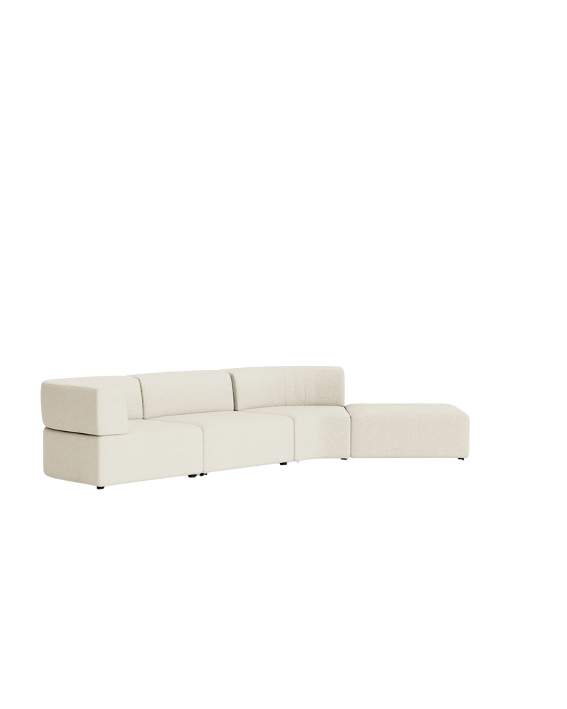 Stretch Open Angled Sofa - Copenhagen Grey