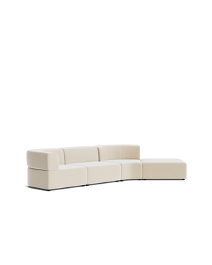 Stretch Open Angled Sofa - Eden Ecru