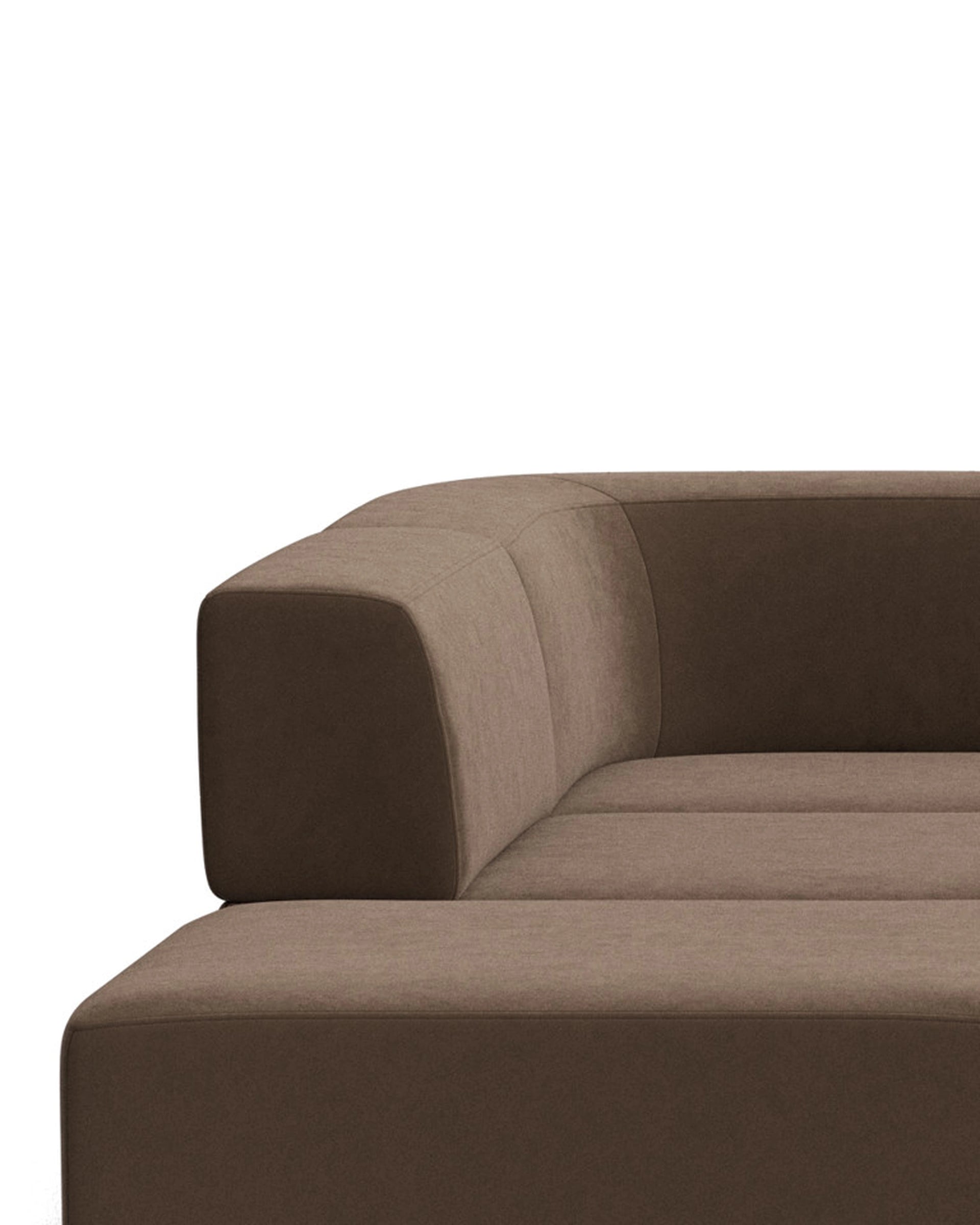 Stretch Open Corner Sofa - Eden Java