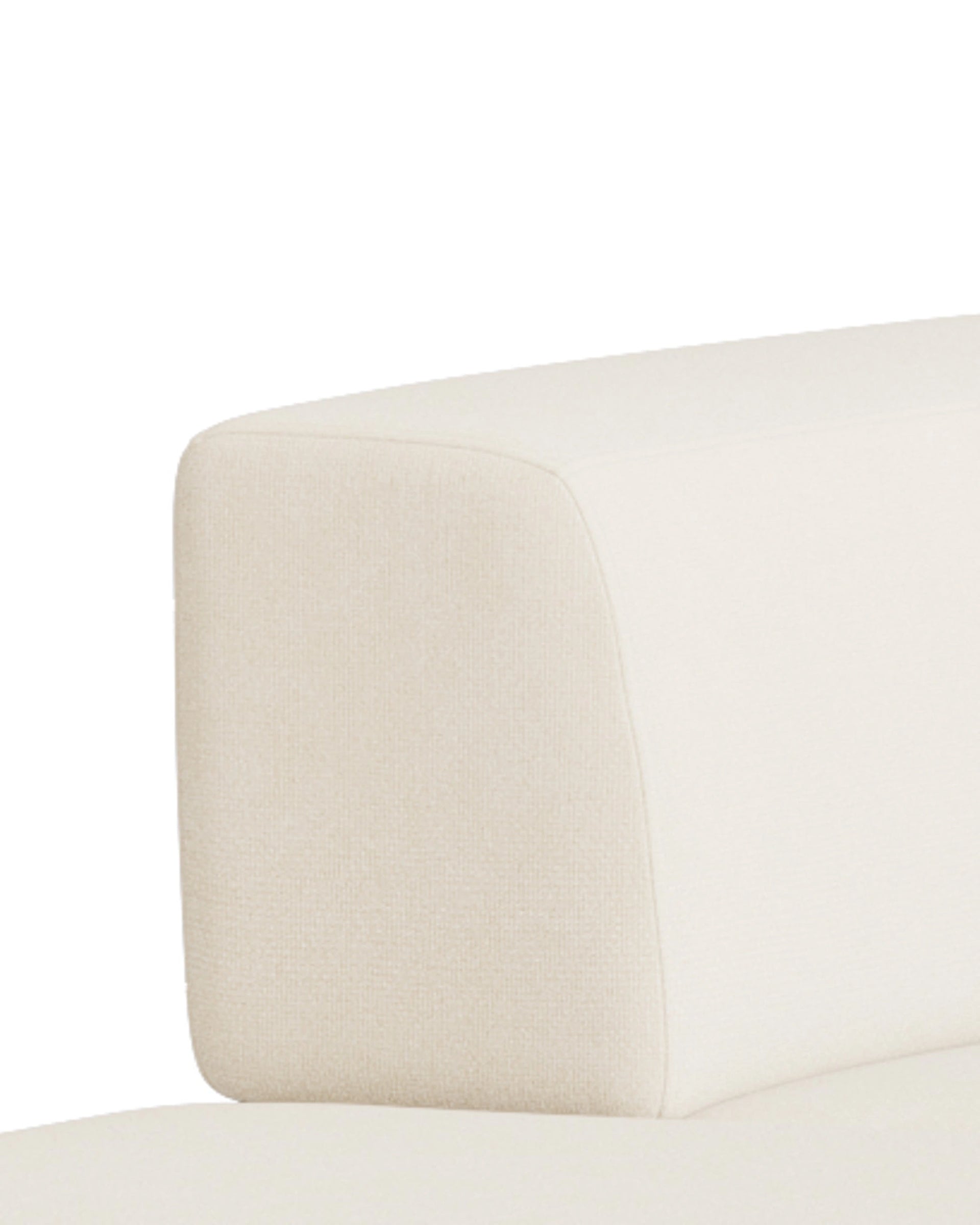 Stretch Open Corner Sofa - Fossil Vanilla