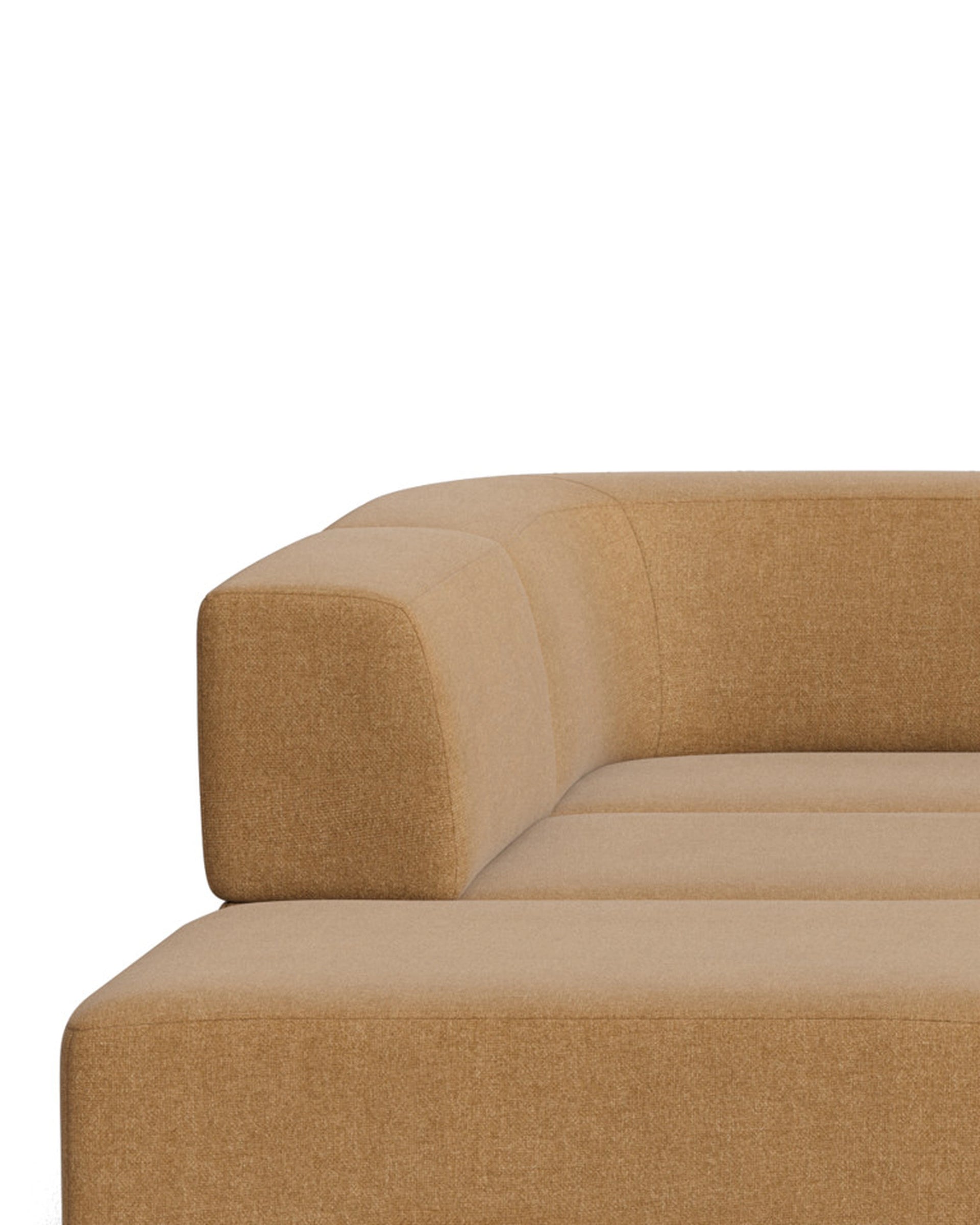 Stretch Open Corner Sofa - Fossil Fawn