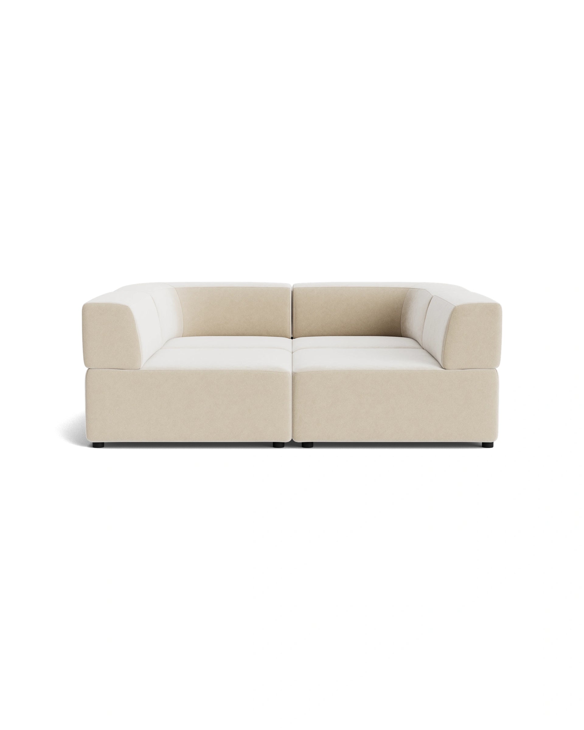 Stretch Pit Sofa - Eden Ecru