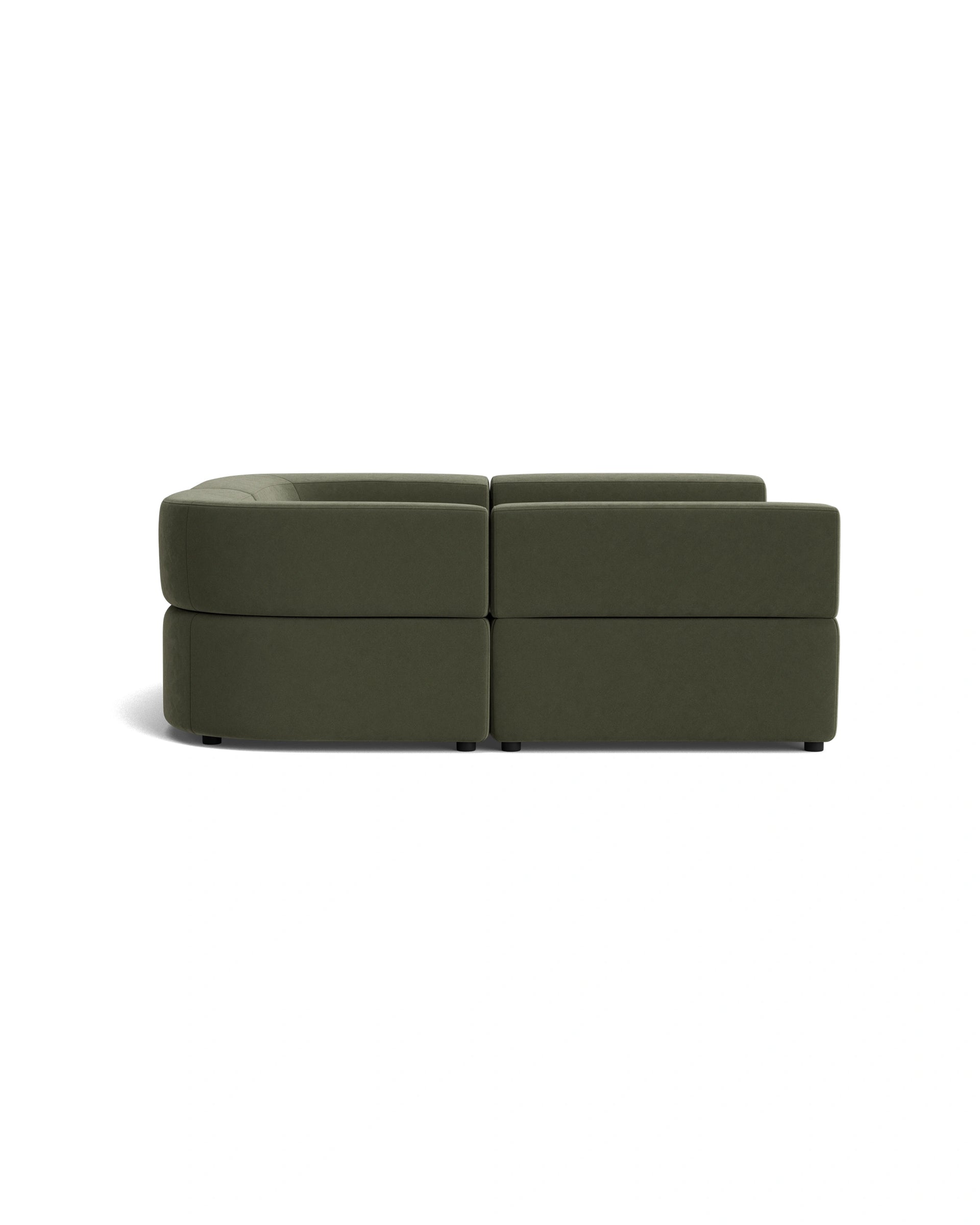 Stretch Pit Sofa - Eden Leaf