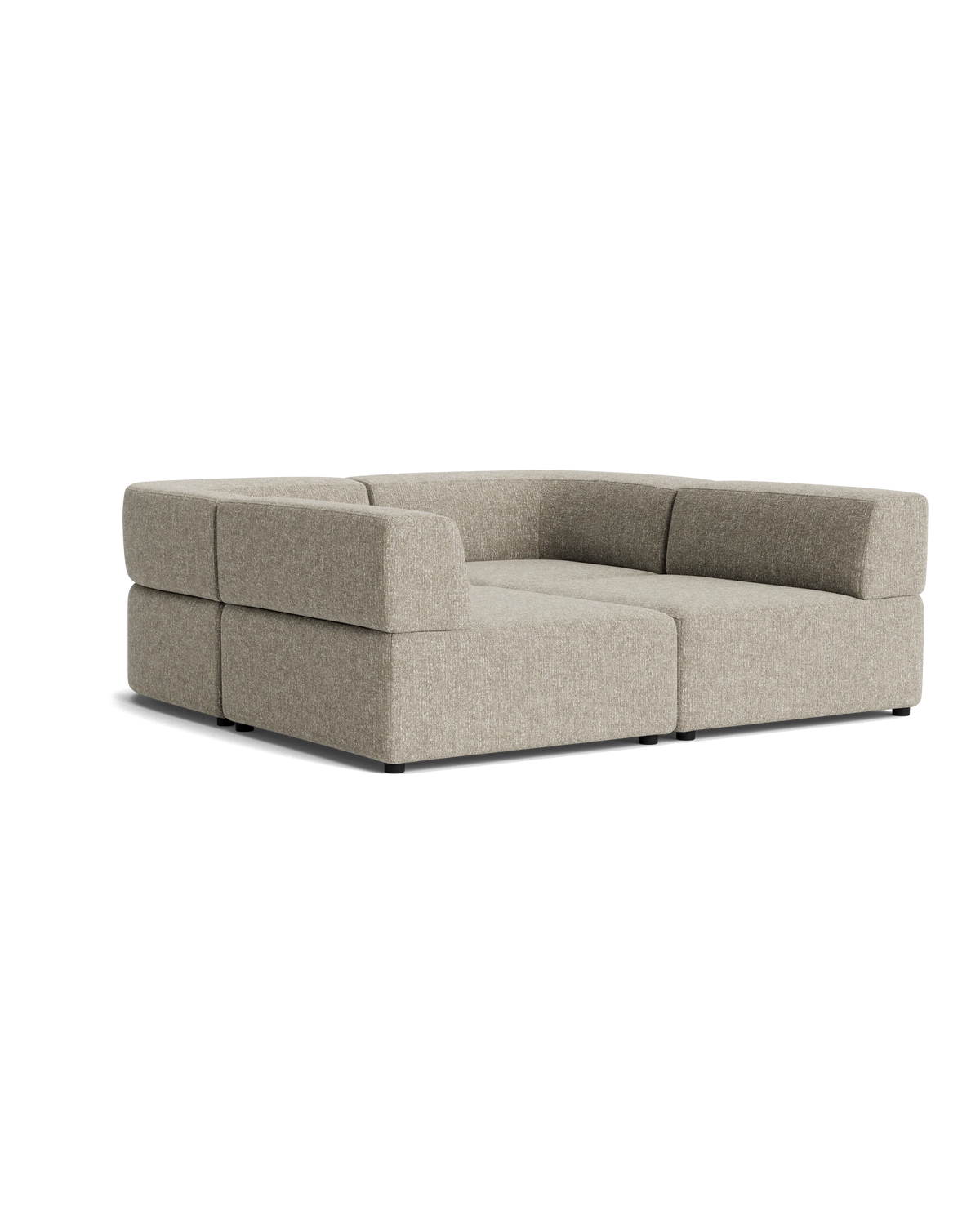 Stretch Pit Sofa - Fleck Smoke