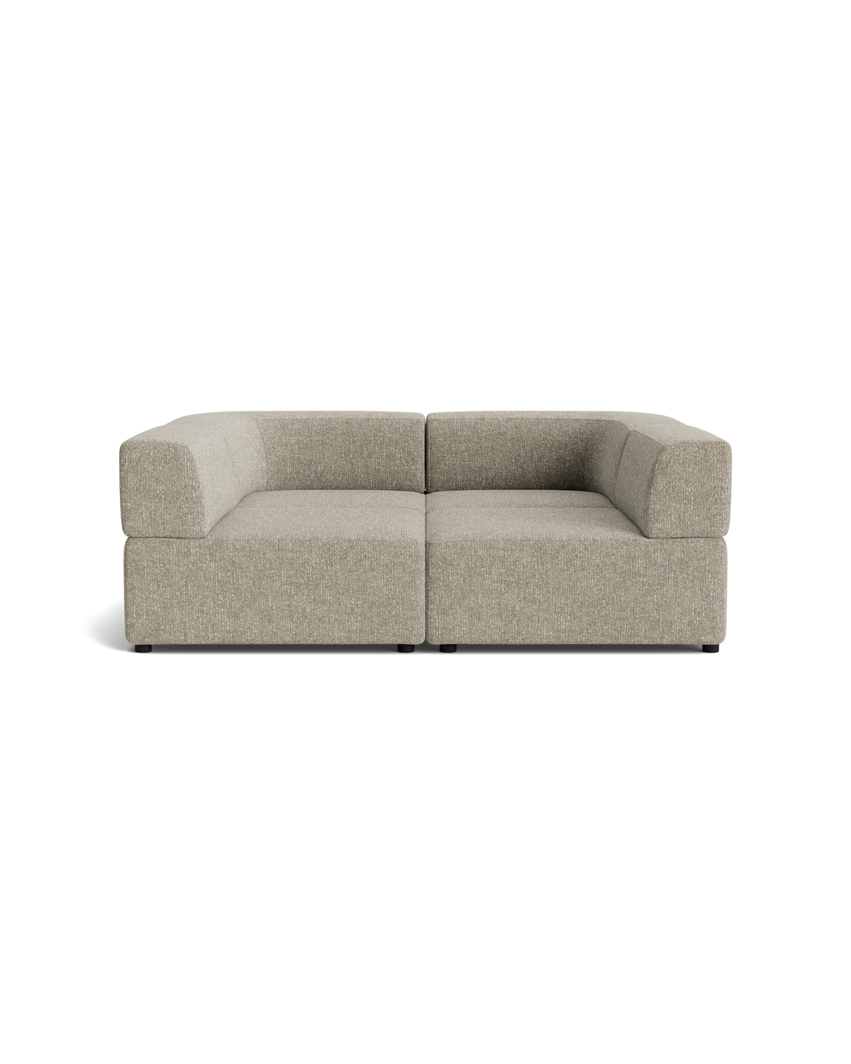 Stretch Pit Sofa - Fleck Smoke