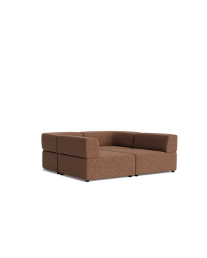 Stretch Pit Sofa - Fleck Rust