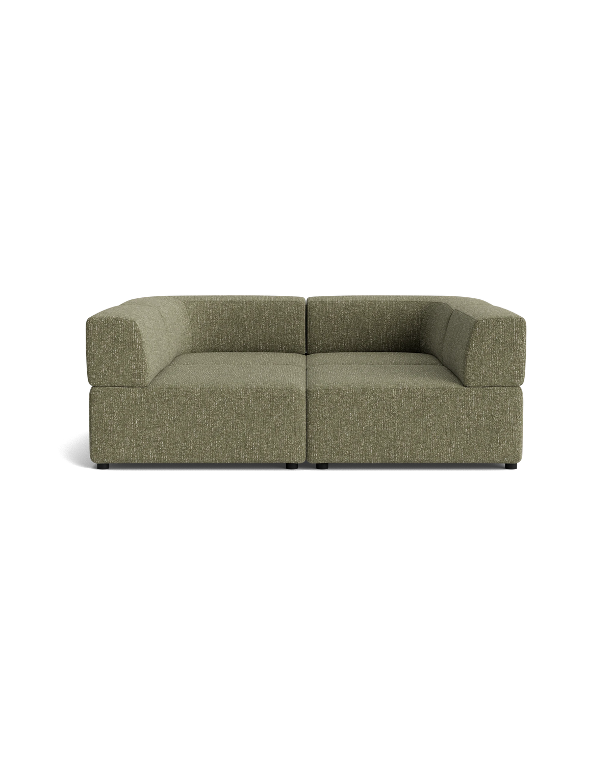 Stretch Pit Sofa - Fleck Olive