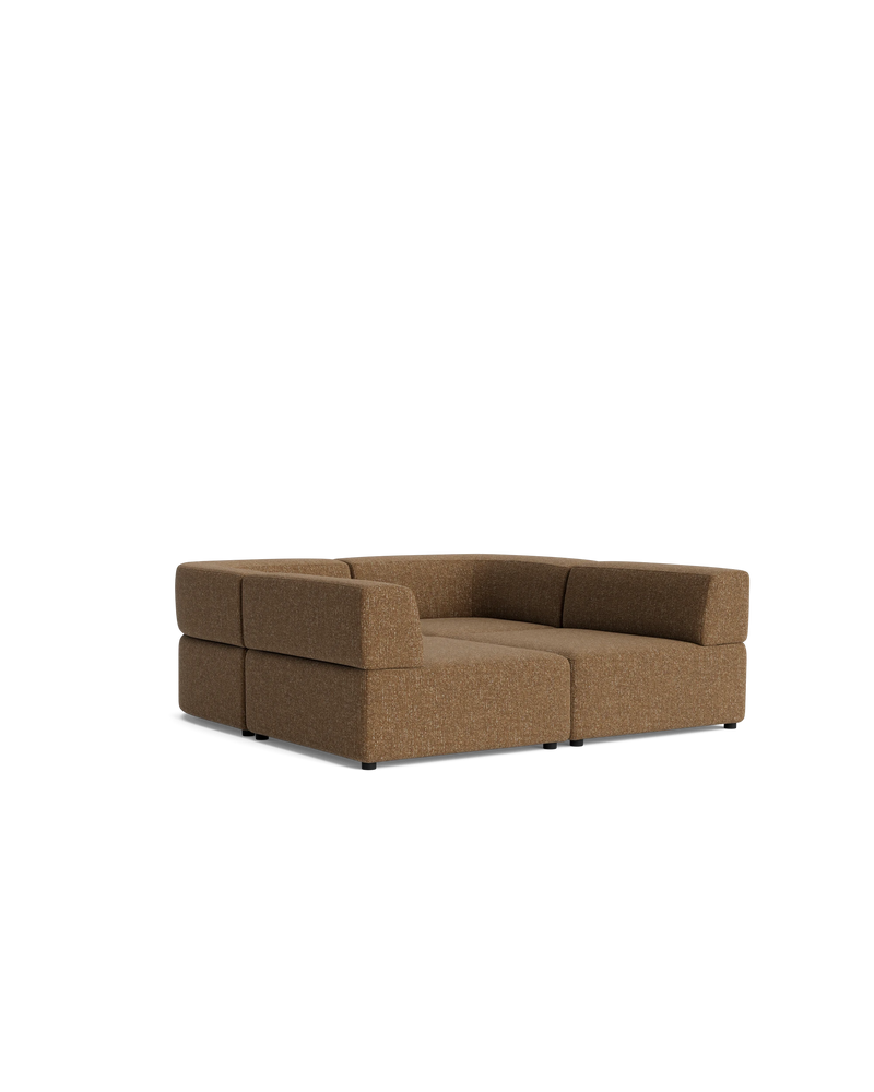 Stretch Pit Sofa - Fleck Ginger