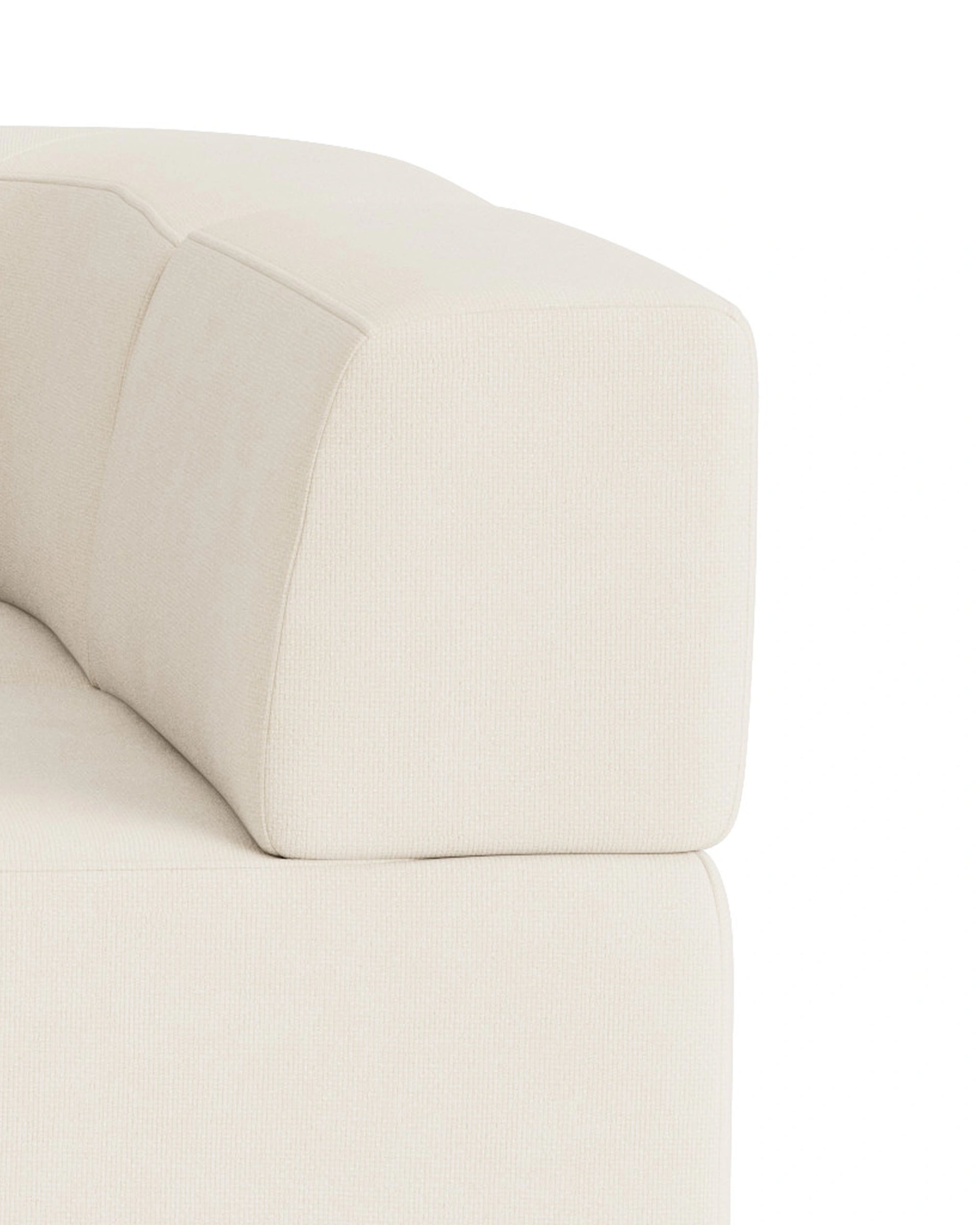 Stretch Pit Sofa - Fossil Vanilla