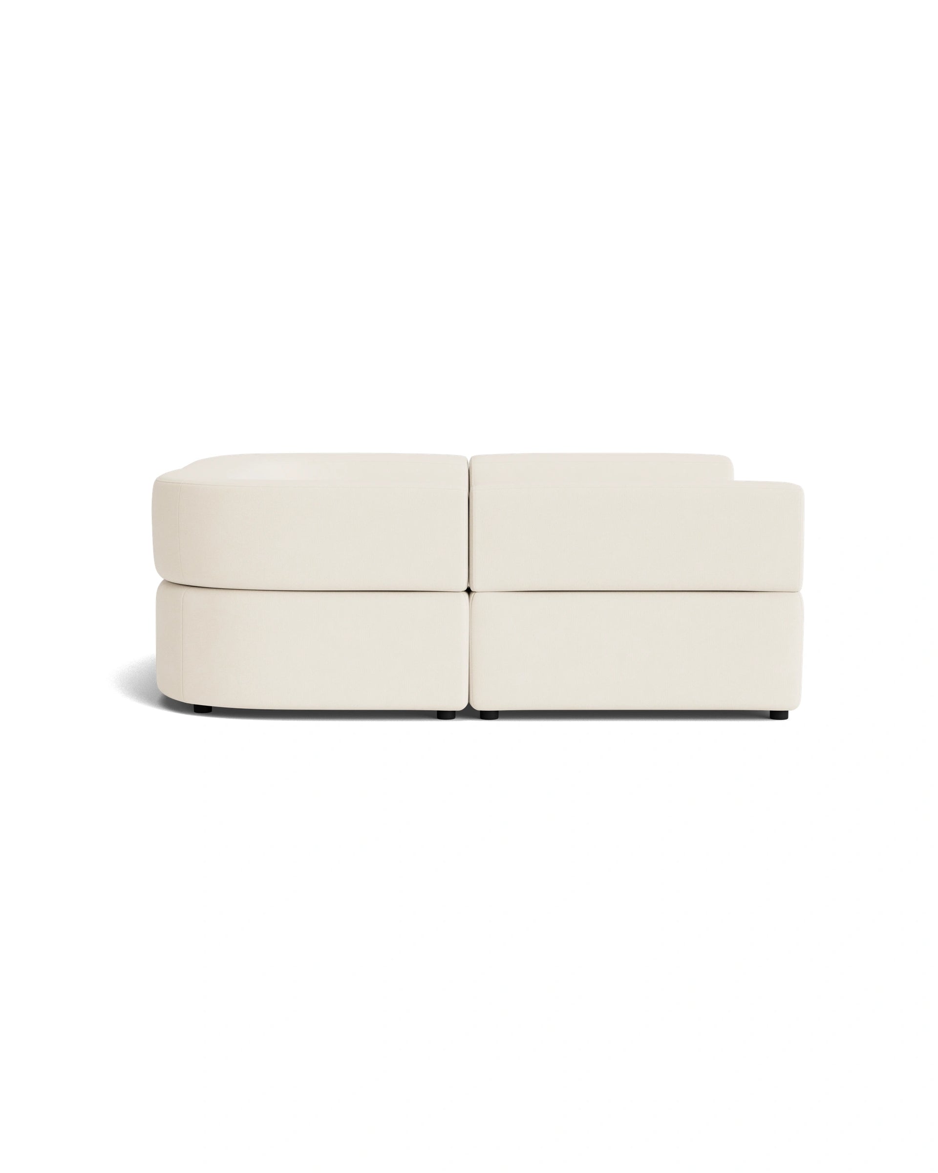 Stretch Pit Sofa - Fossil Vanilla