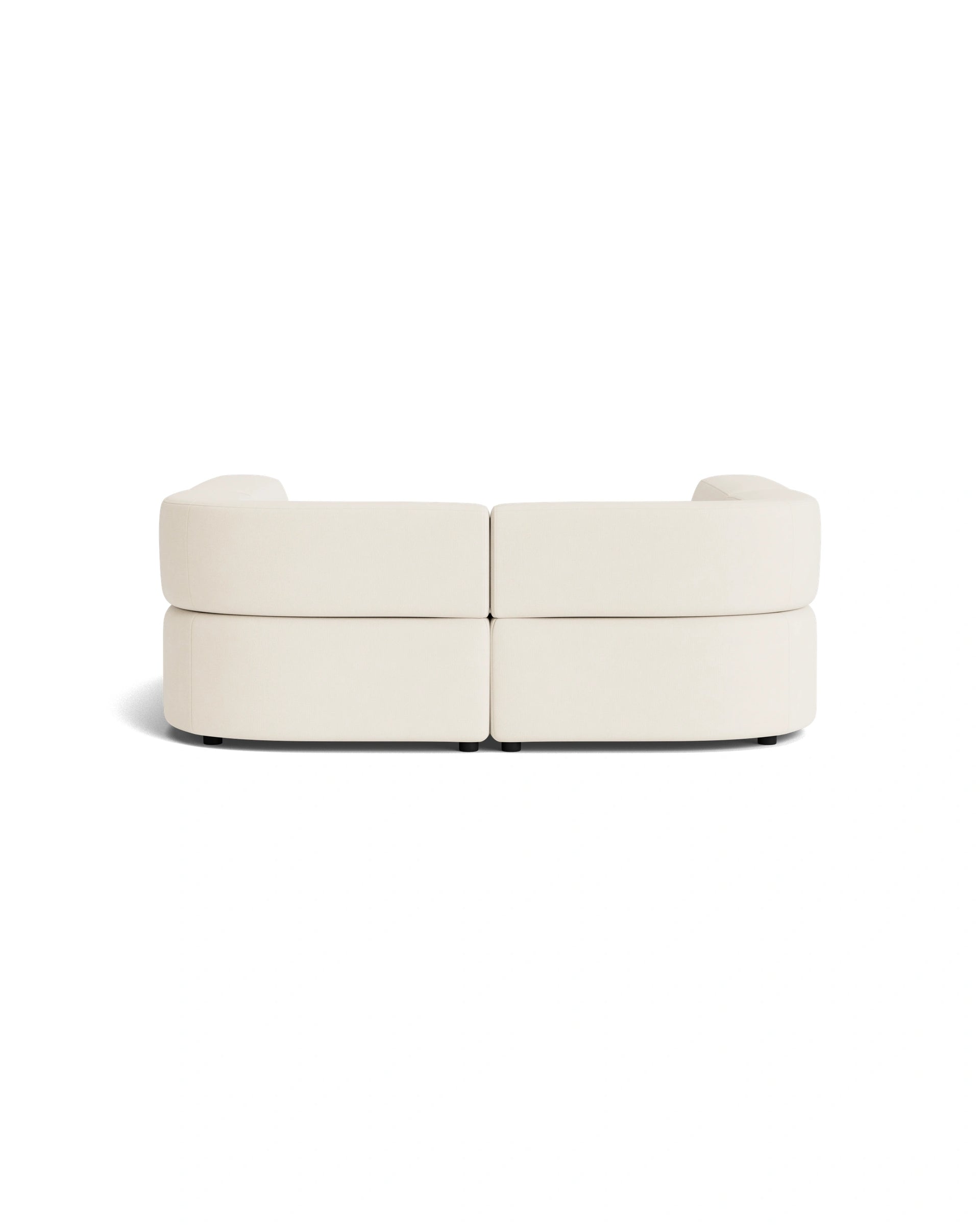 Stretch Pit Sofa - Fossil Vanilla