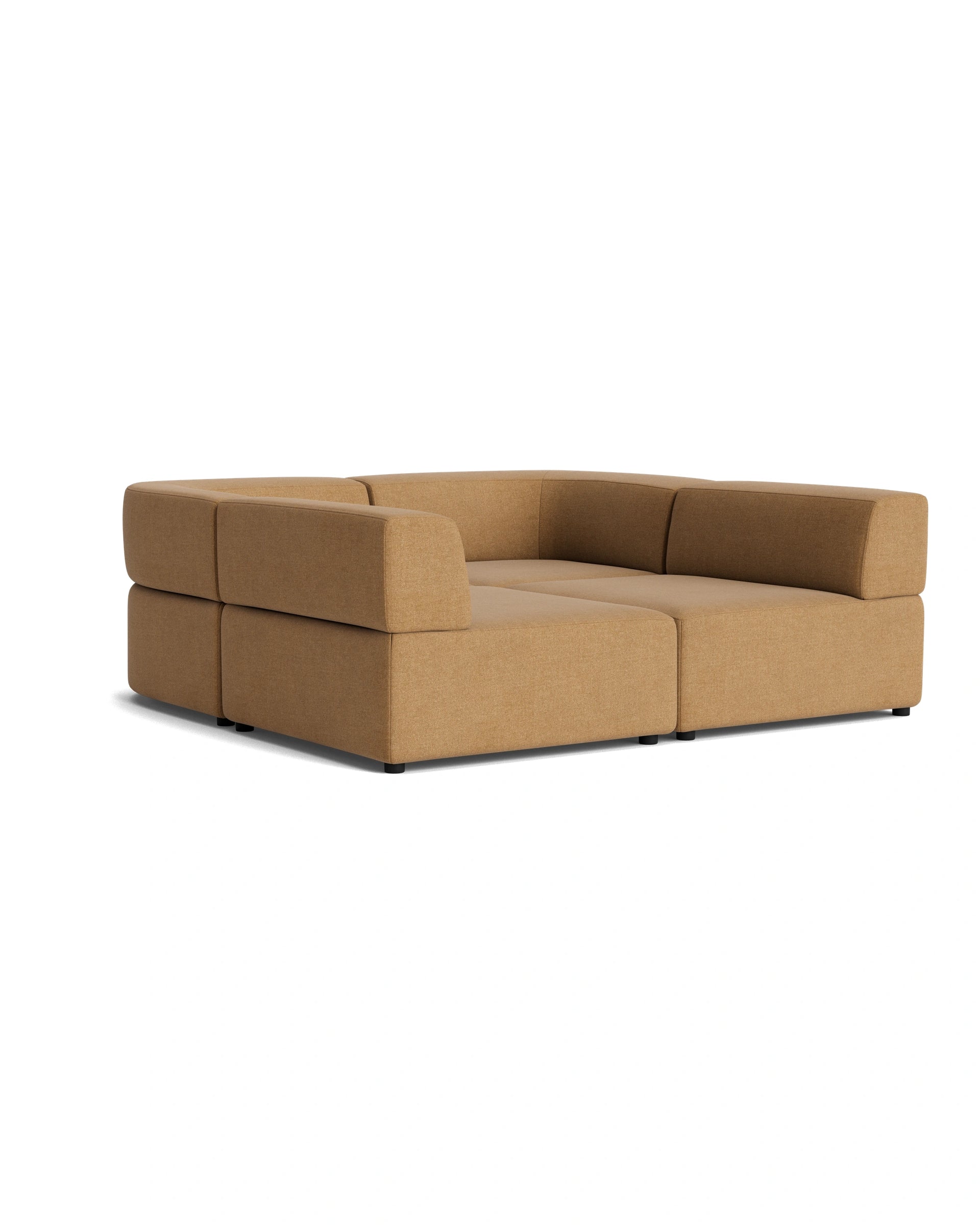 Stretch Pit Sofa - Fossil Fawn