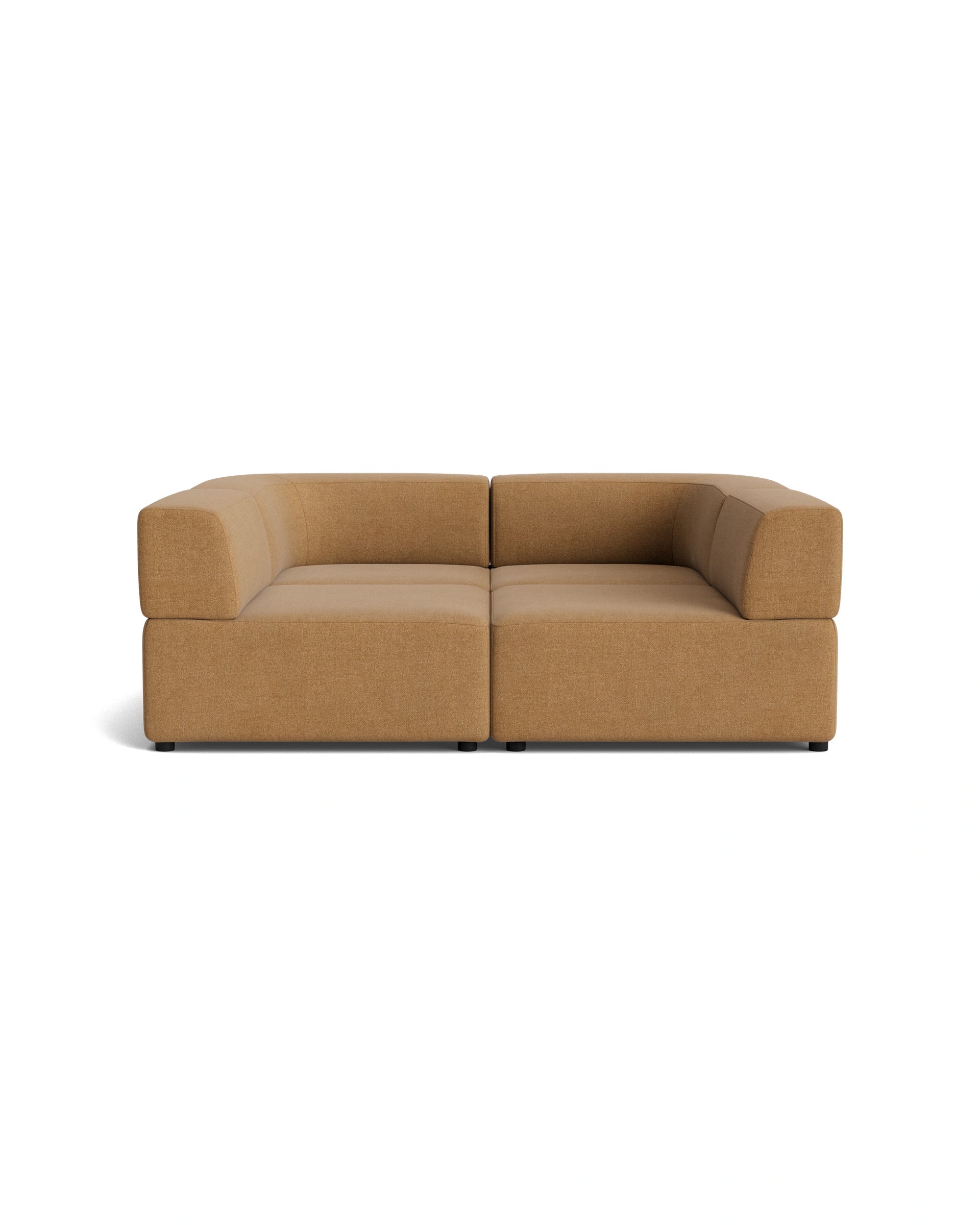 Stretch Pit Sofa - Fossil Fawn