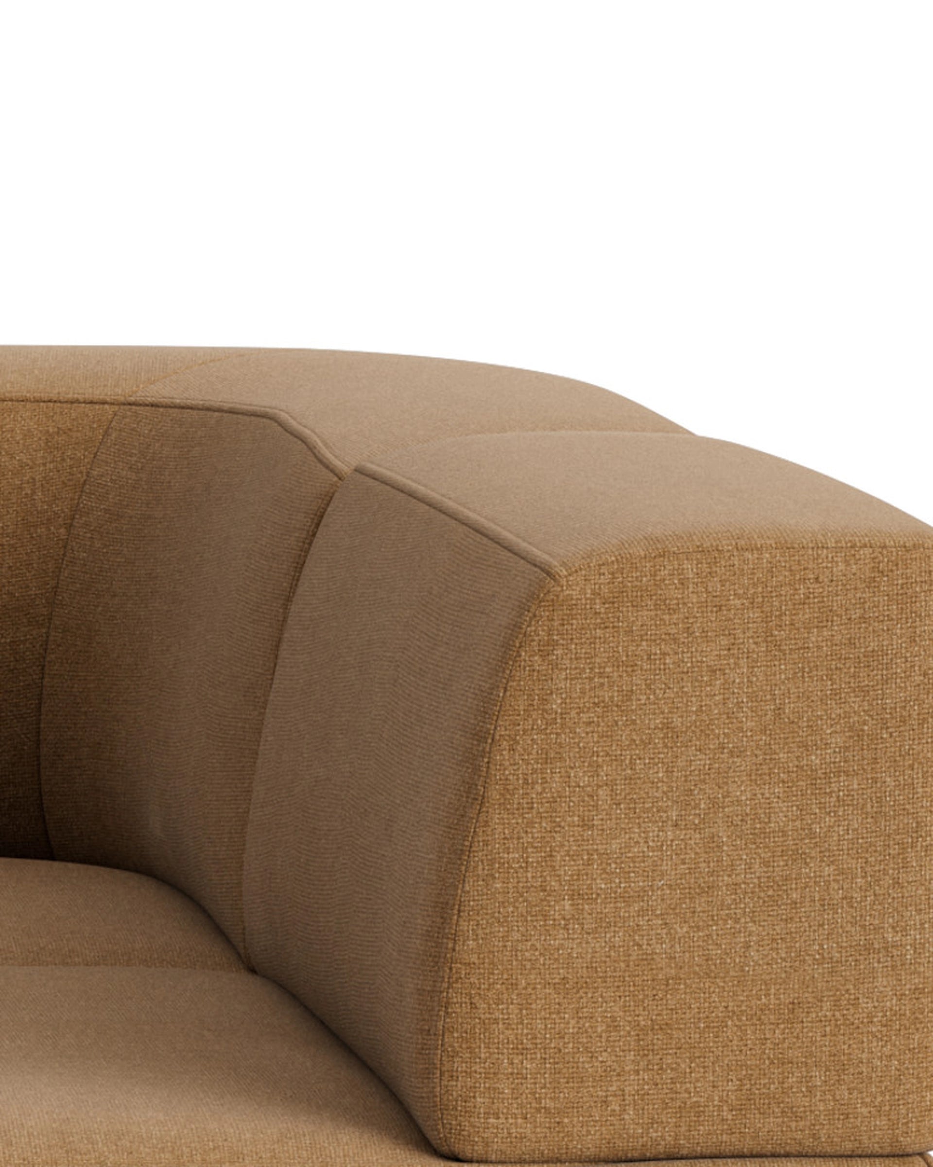 Stretch Pit Sofa - Fossil Fawn