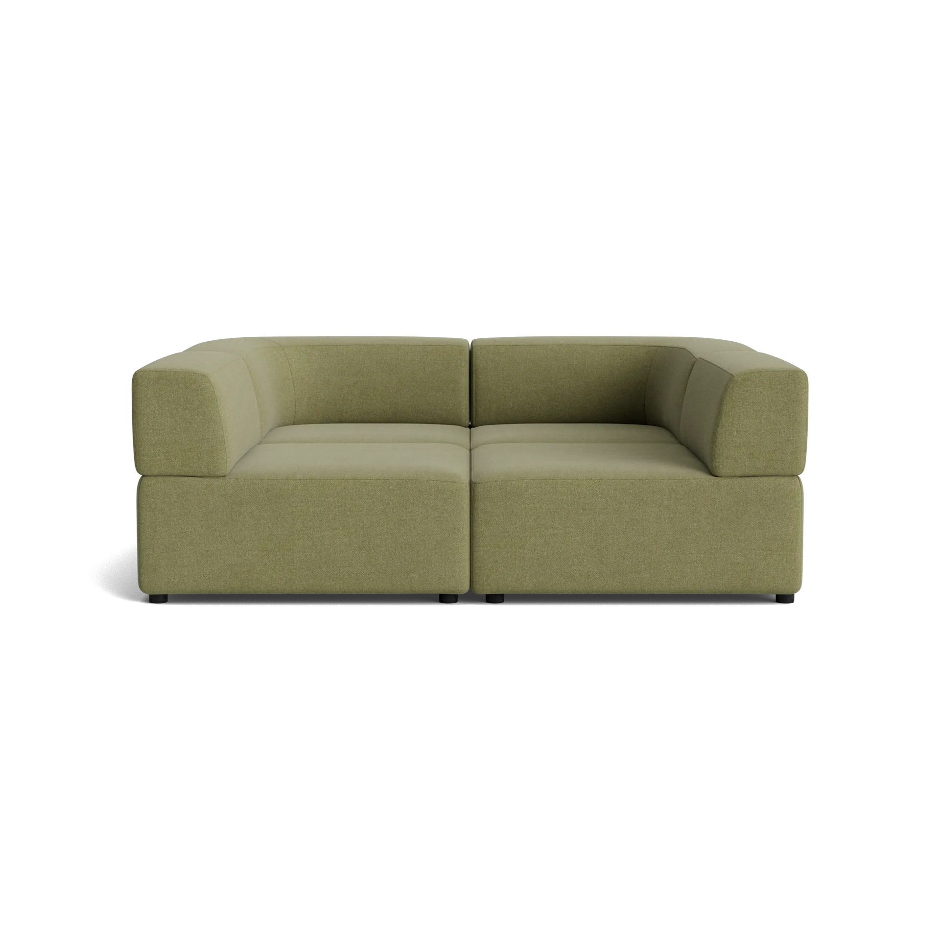 Stretch Pit Sofa - Fossil Eucalyptus